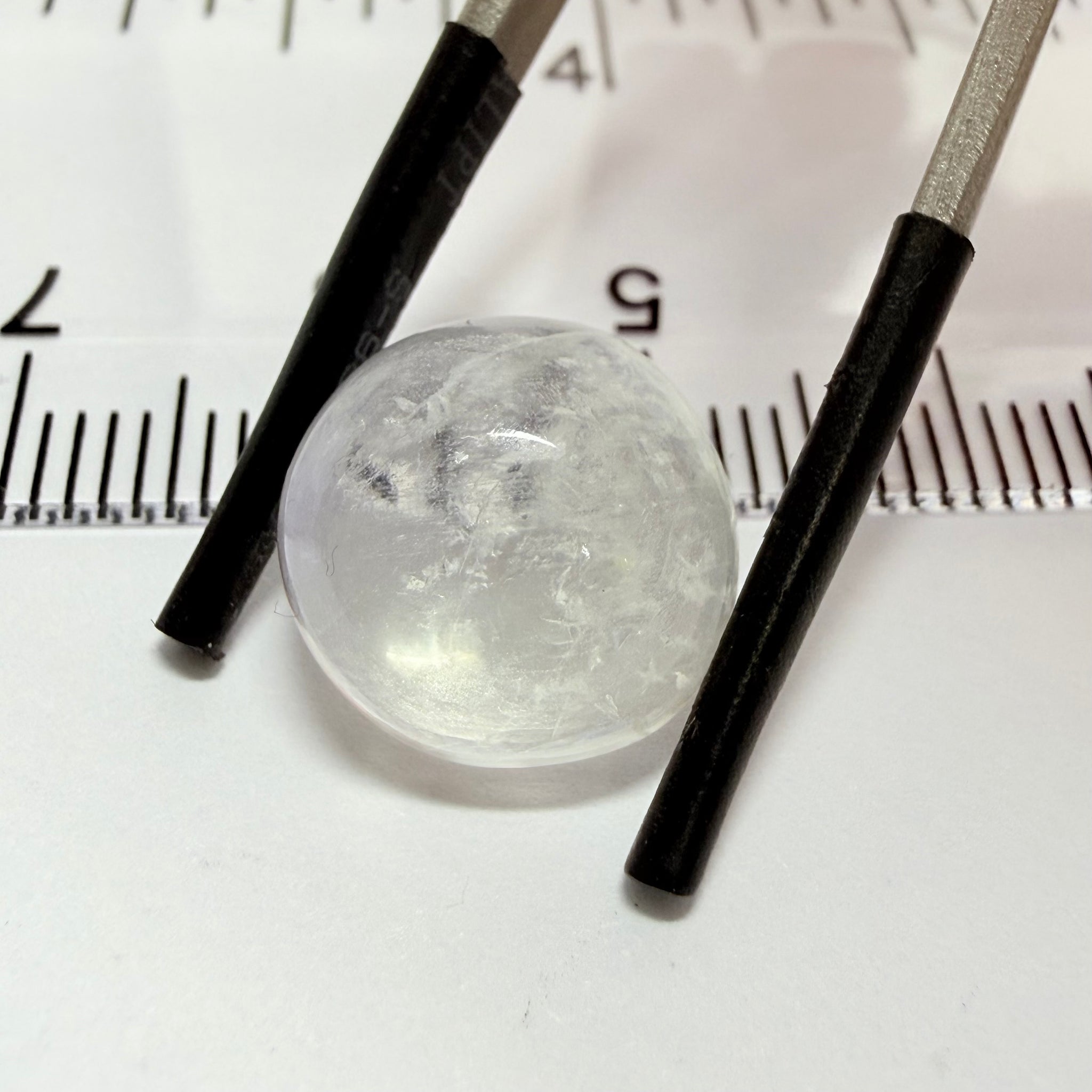 Blue Sheen Moonstone Cabochon, 7.19ct, Tanzania, Untreated Unheated, faint sheen