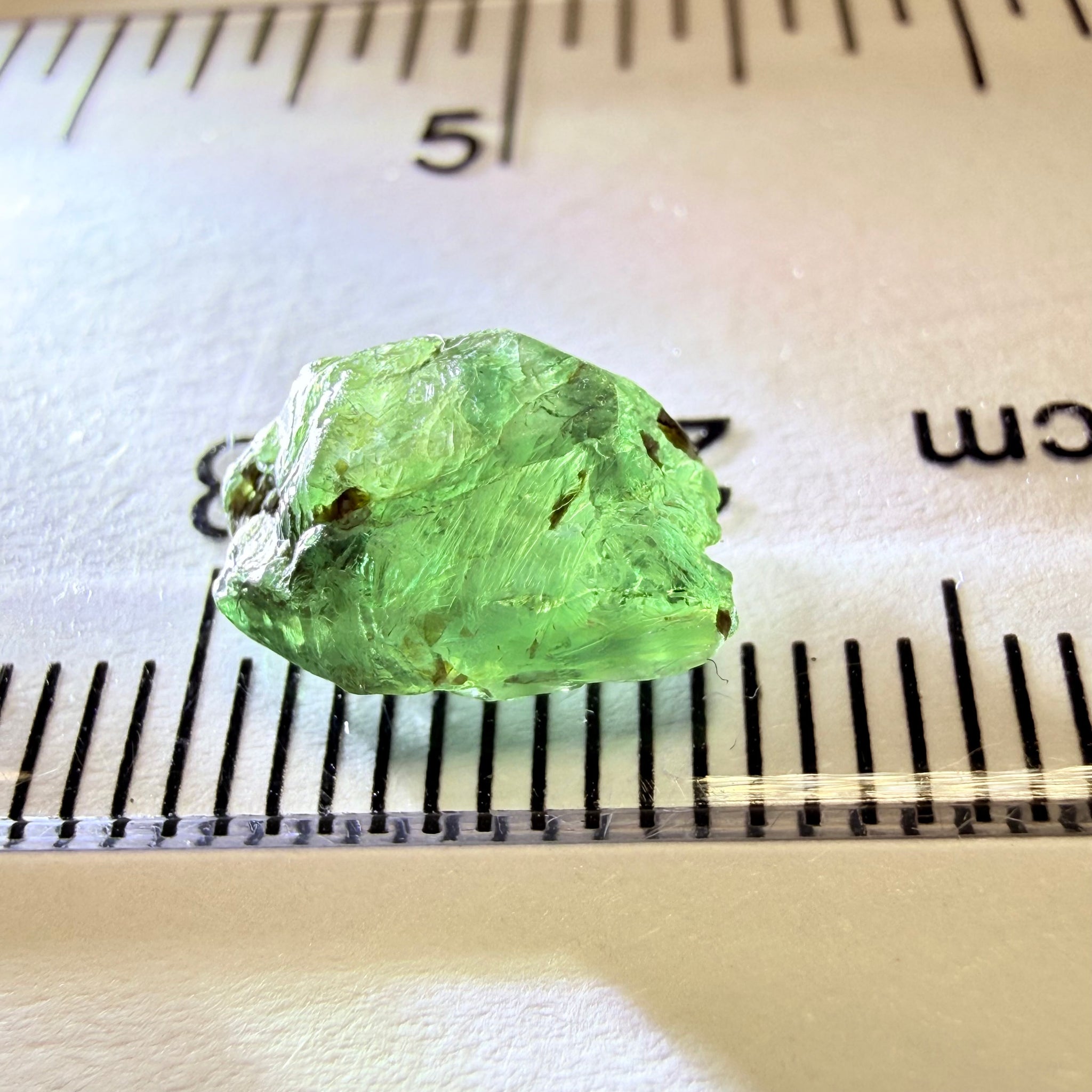 Alexandrite, 3.28ct, Manyara, Tanzania, Untreated Unheated. Good inner Facetable portion, slightly included, once the outer skin gunk is removed. See the videos