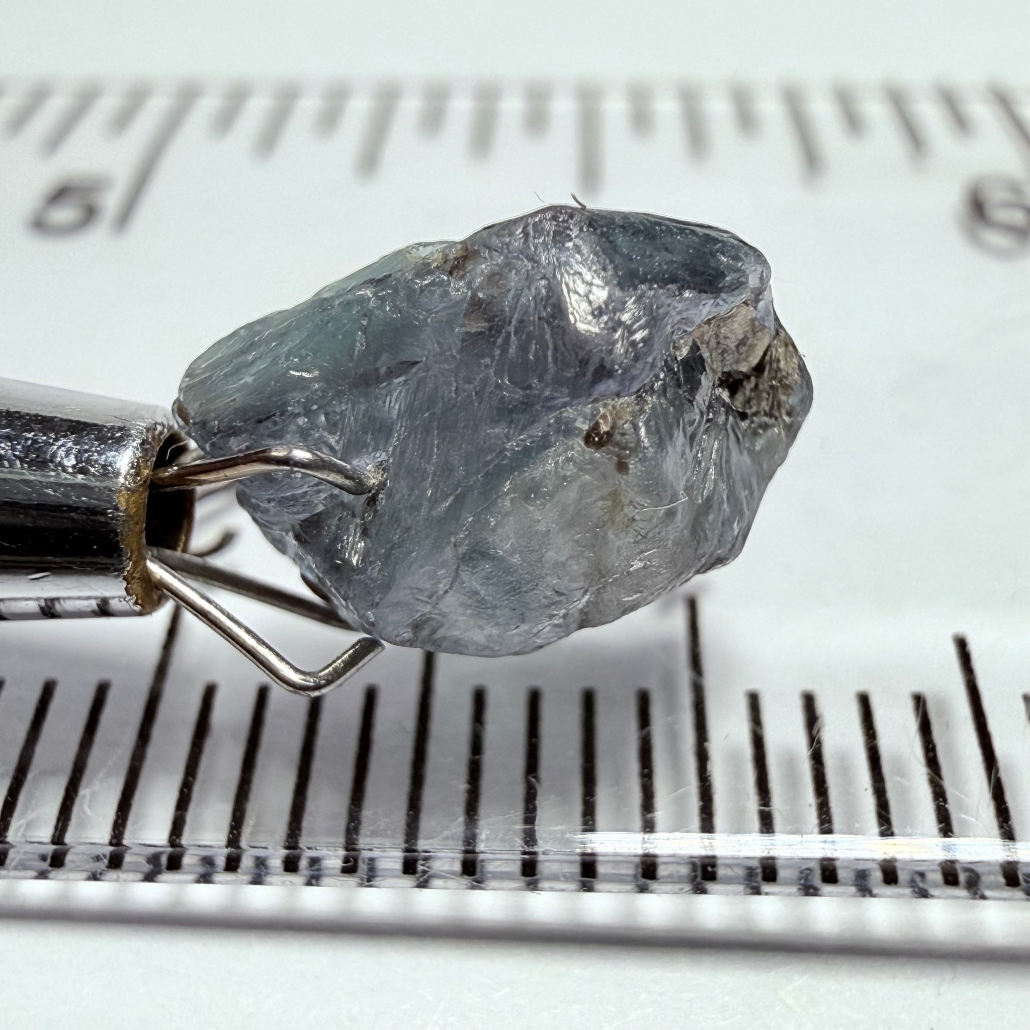 Alexandrite, 3.28ct, Manyara, Tanzania, Untreated Unheated. Good inner Facetable portion, slightly included, once the outer skin gunk is removed. See the videos