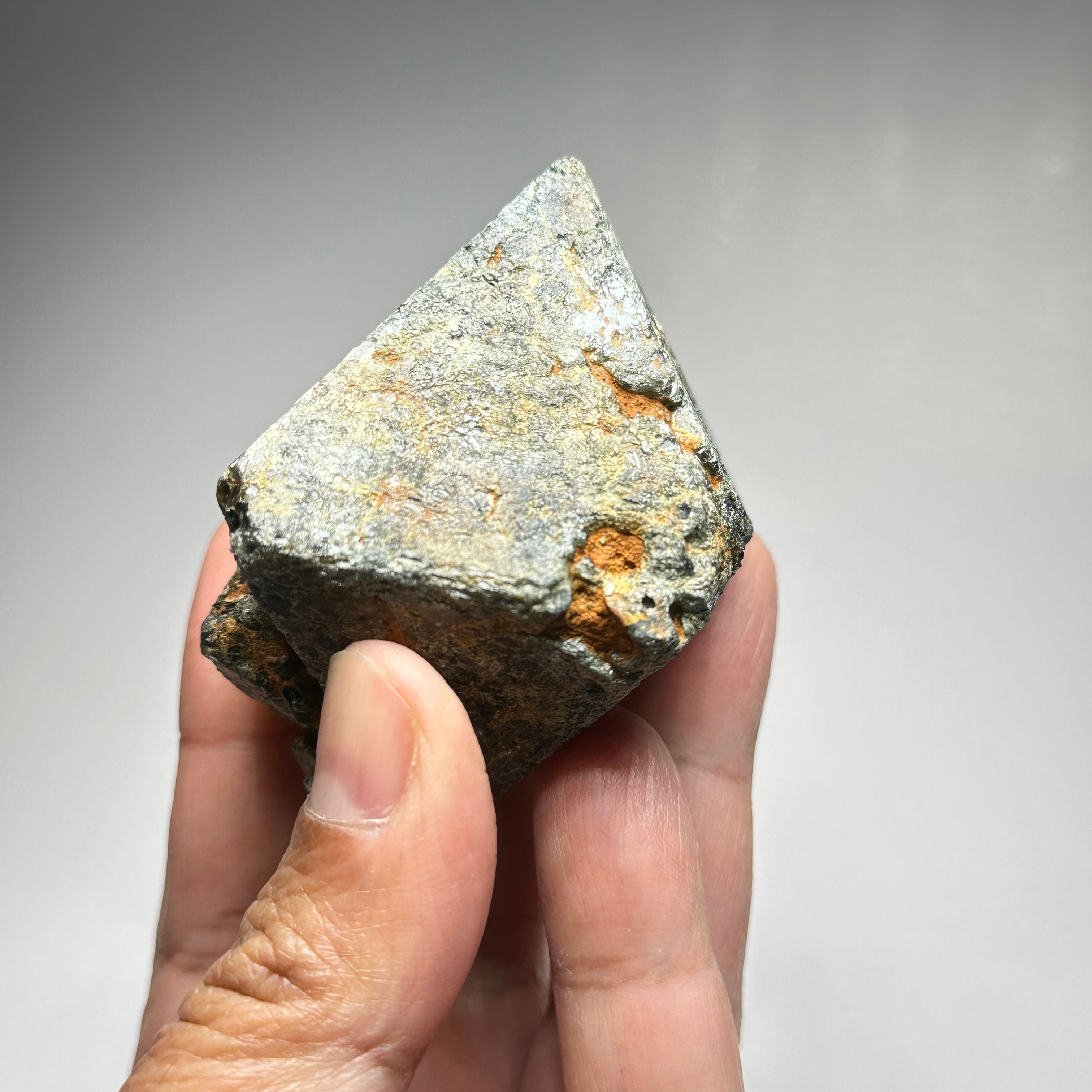 205.40gm / 1027.00ct Black Spinel Crystal, 56 x 47 x 47mm, Untreated Unheated, Mahenge, Tanzania