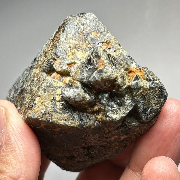 Black Spinel Crystal, 205.40gm / 1027.00ct, 56 x 47 x 47mm, Untreated Unheated, Mahenge, Tanzania