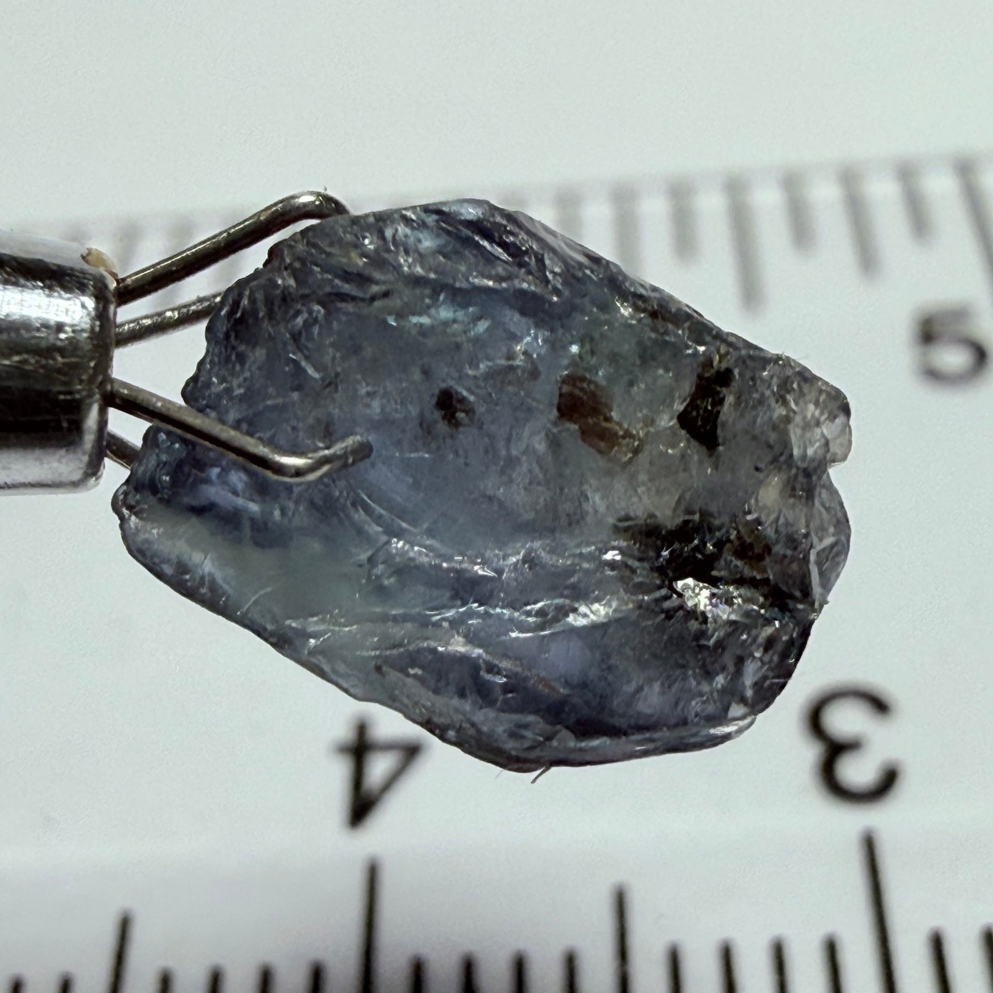 Alexandrite, 3.28ct, Manyara, Tanzania, Untreated Unheated. Good inner Facetable portion, slightly included, once the outer skin gunk is removed. See the videos
