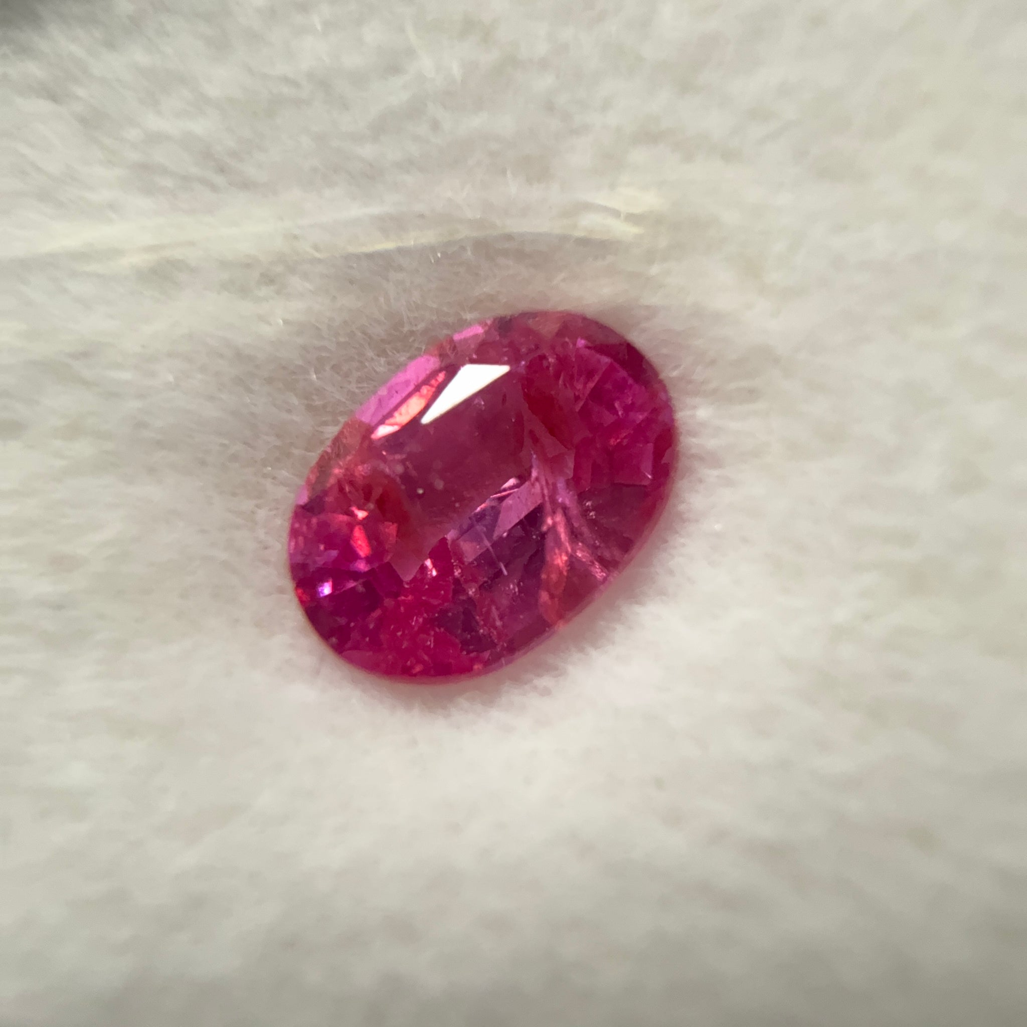 Winza Ruby, 0.68ct, Winza, Tanzania, Untreated Unheated, very vivid colour