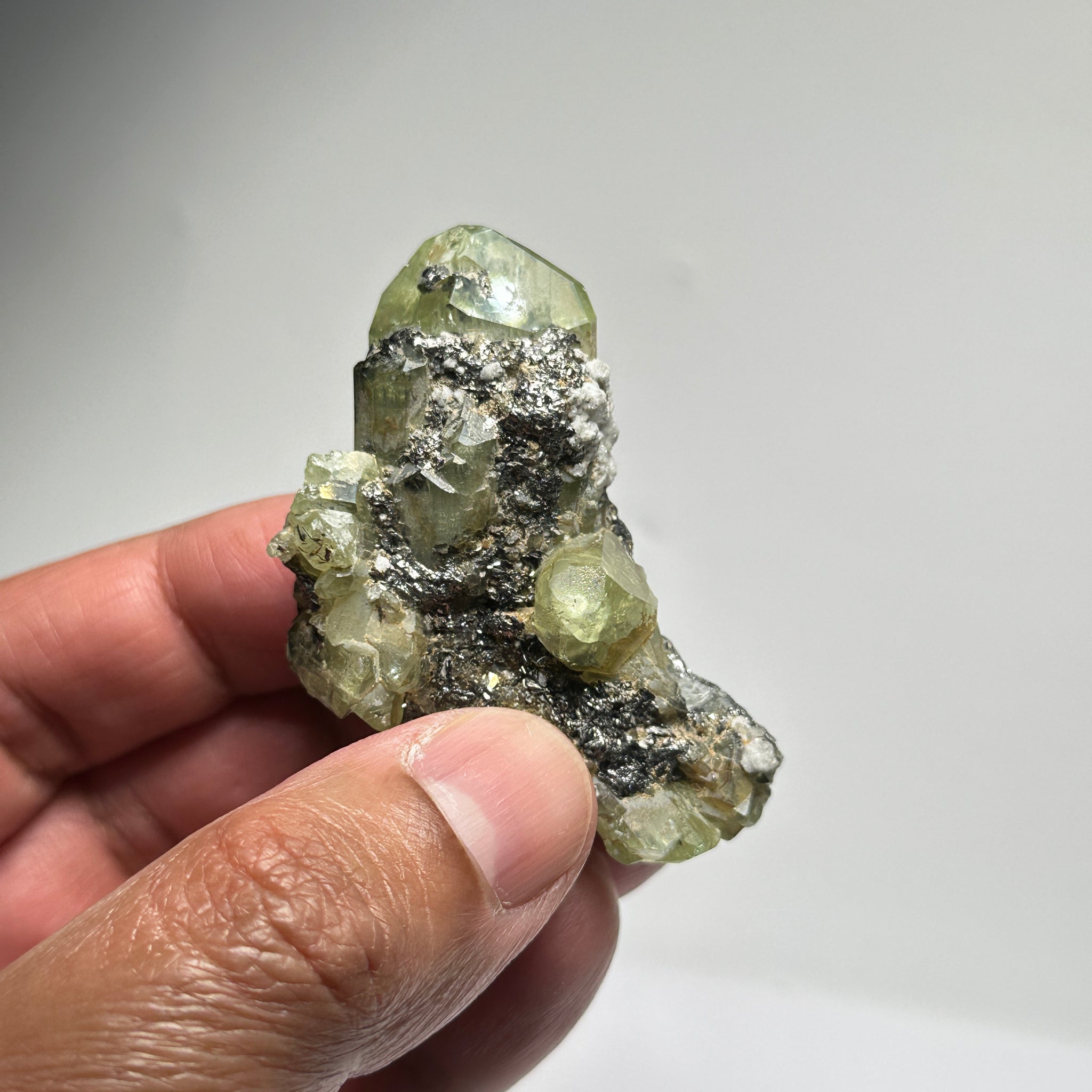 Diopside cluster on Matrix, 45.10gm / 335.50ct, Merelani, Tanzania, Untreated Unheated