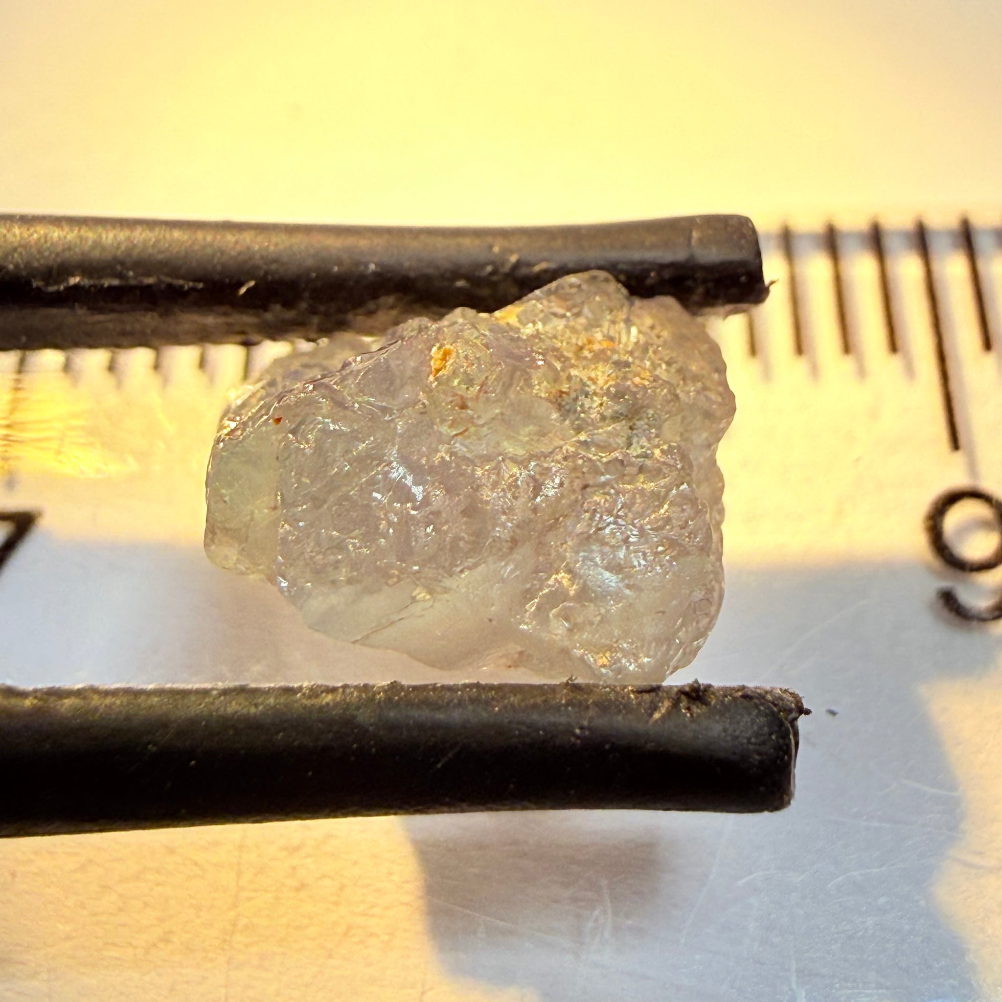 Alexandrite, 3.77ct, Manyara, Tanzania, Untreated Unheated. Tiny faceting portion inside