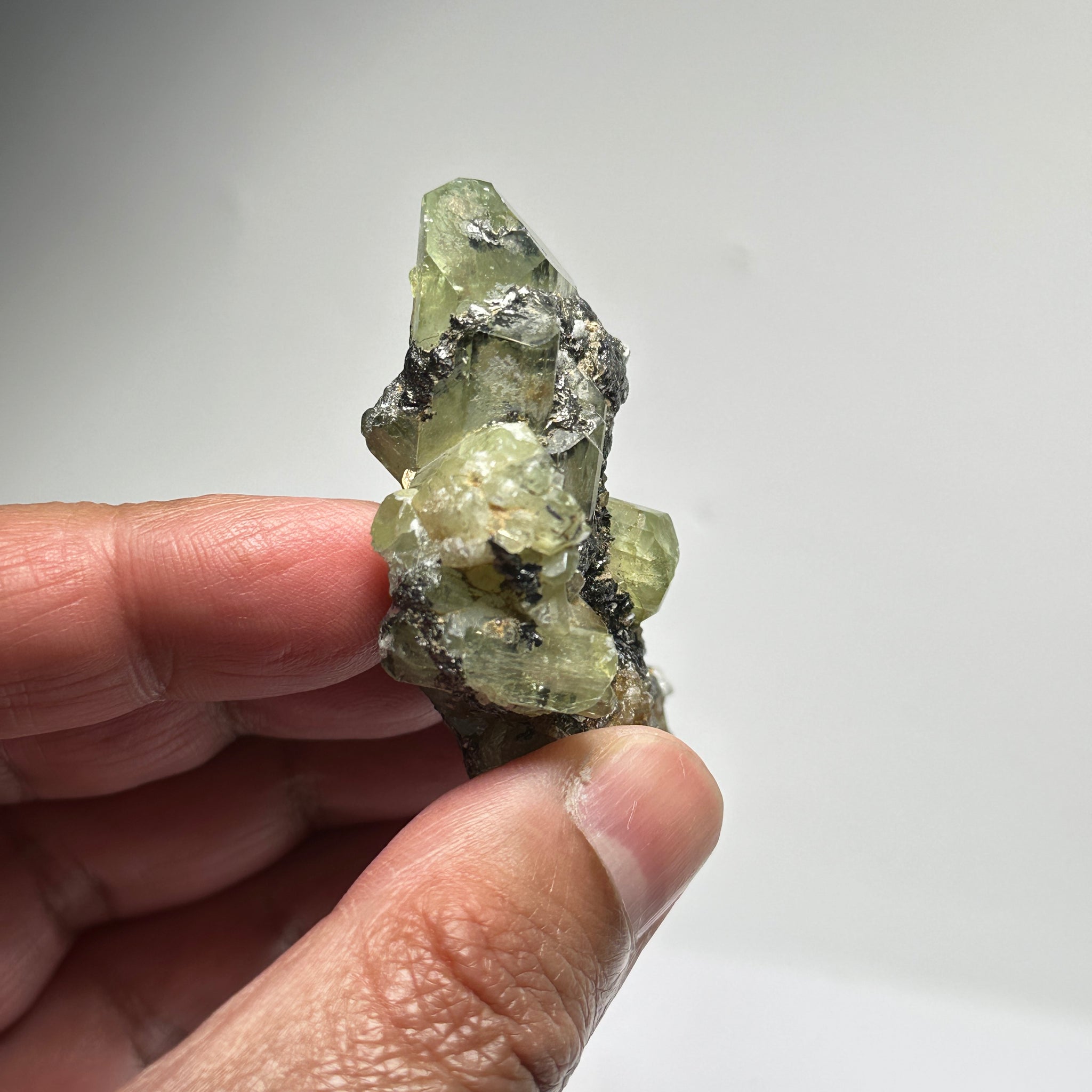 Diopside cluster on Matrix, 45.10gm / 335.50ct, Merelani, Tanzania, Untreated Unheated