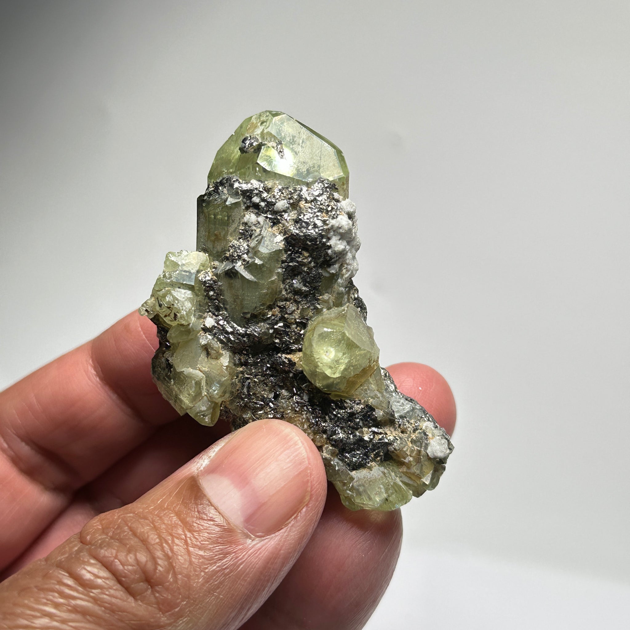 Diopside cluster on Matrix, 45.10gm / 335.50ct, Merelani, Tanzania, Untreated Unheated