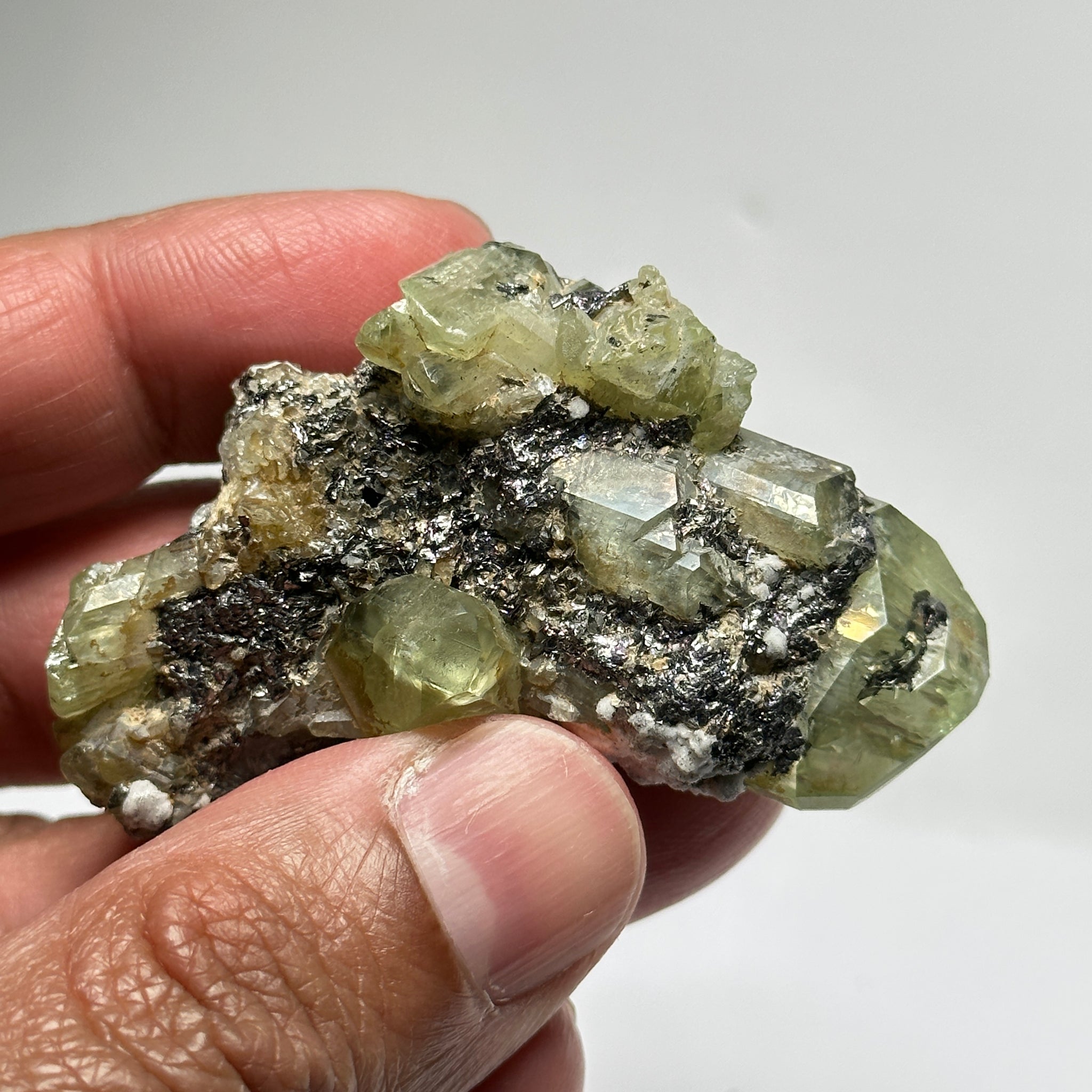 Diopside cluster on Matrix, 45.10gm / 335.50ct, Merelani, Tanzania, Untreated Unheated