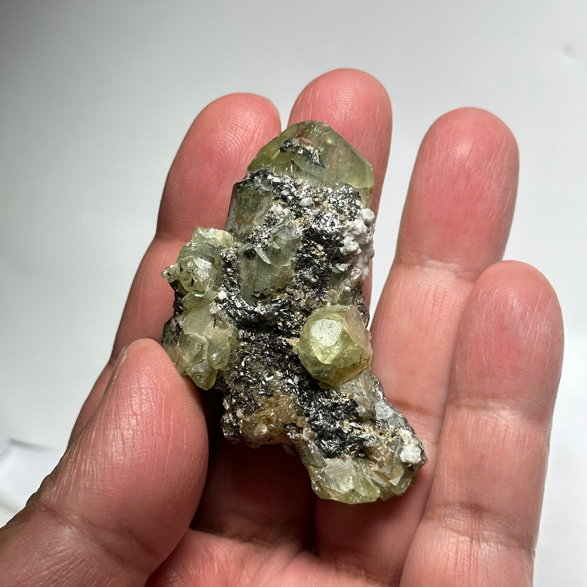 Diopside cluster on Matrix, 45.10gm / 335.50ct, Merelani, Tanzania, Untreated Unheated