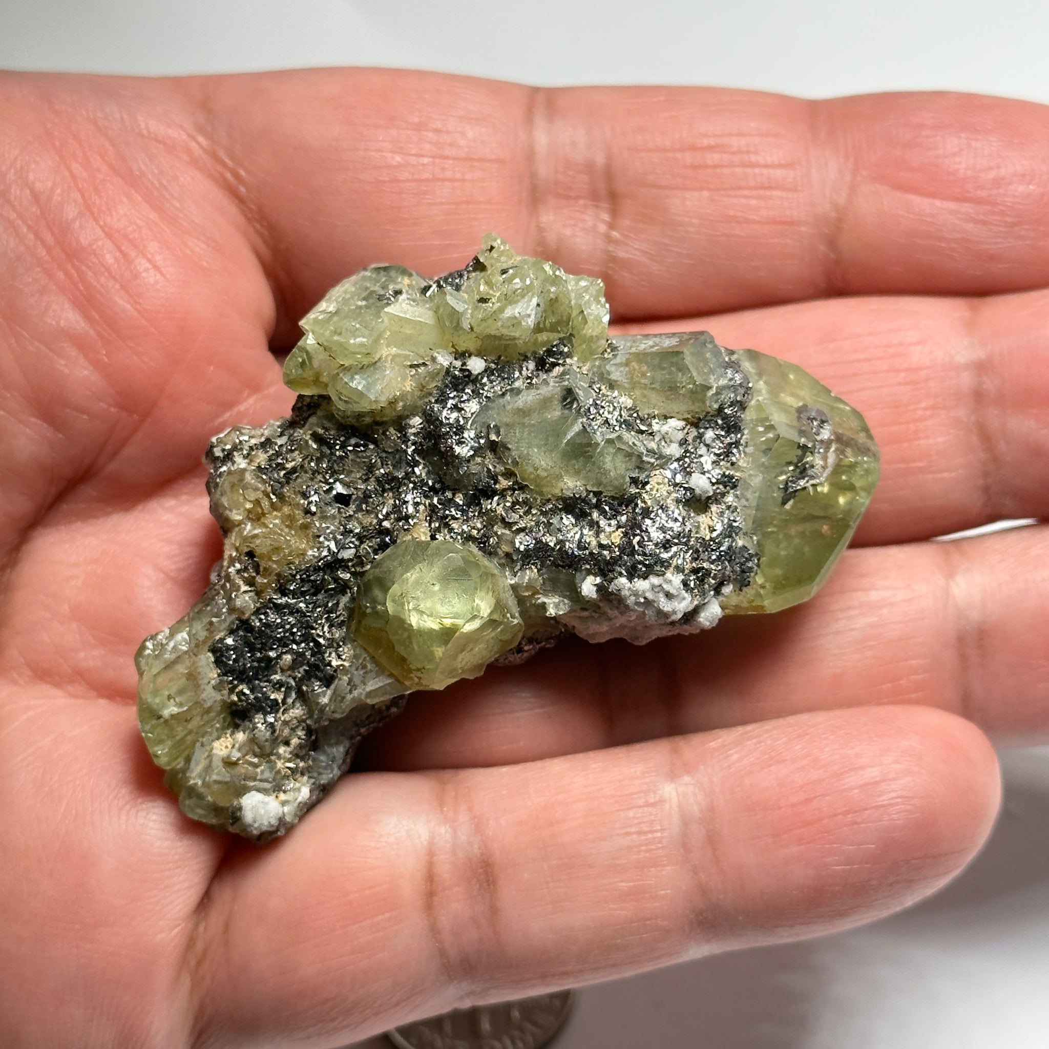 Diopside cluster on Matrix, 45.10gm / 335.50ct, Merelani, Tanzania, Untreated Unheated