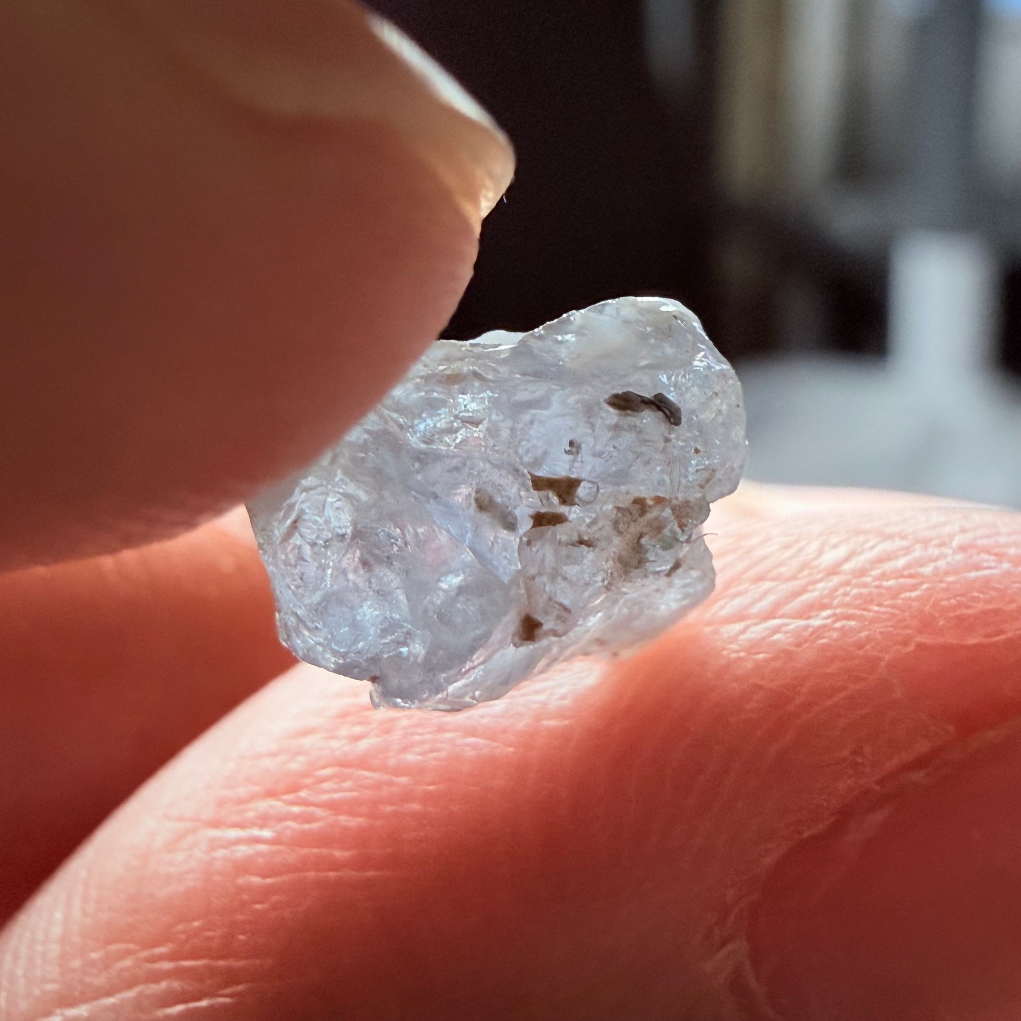 Alexandrite, 3.77ct, Manyara, Tanzania, Untreated Unheated. Tiny faceting portion inside