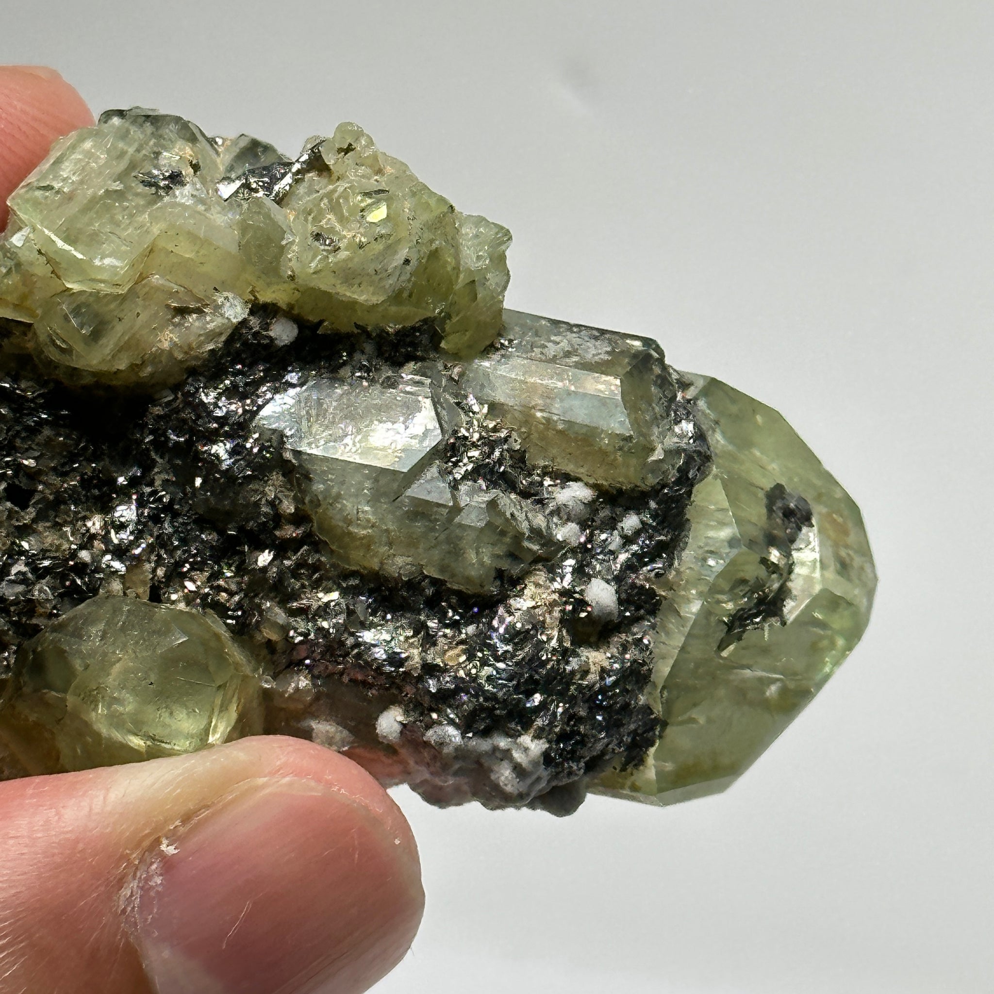 Diopside cluster on Matrix, 45.10gm / 335.50ct, Merelani, Tanzania, Untreated Unheated