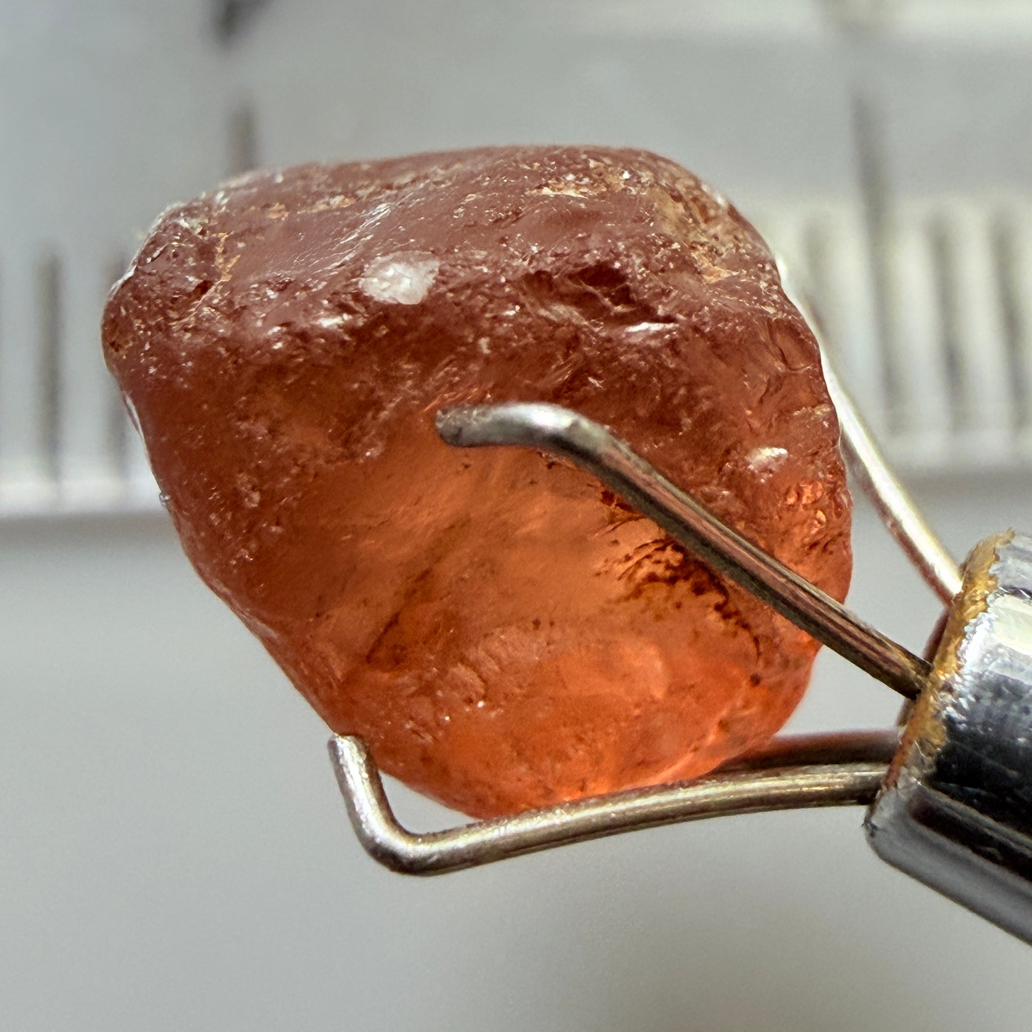 Malaya Garnet, 3.46ct, Tanzania, Untreated Unheated. VS -VVS