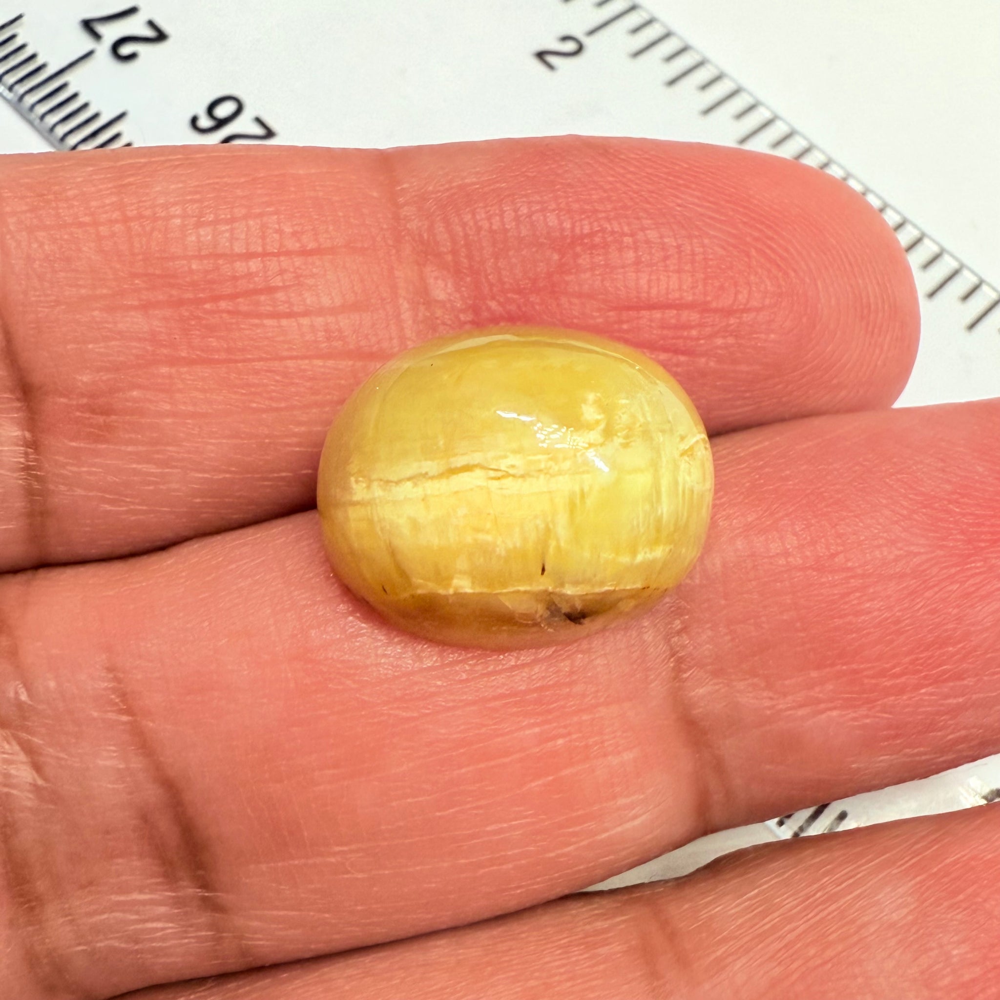 Cats-Eye Opal, 11.22ct, Tanzania, Untreated Unheated