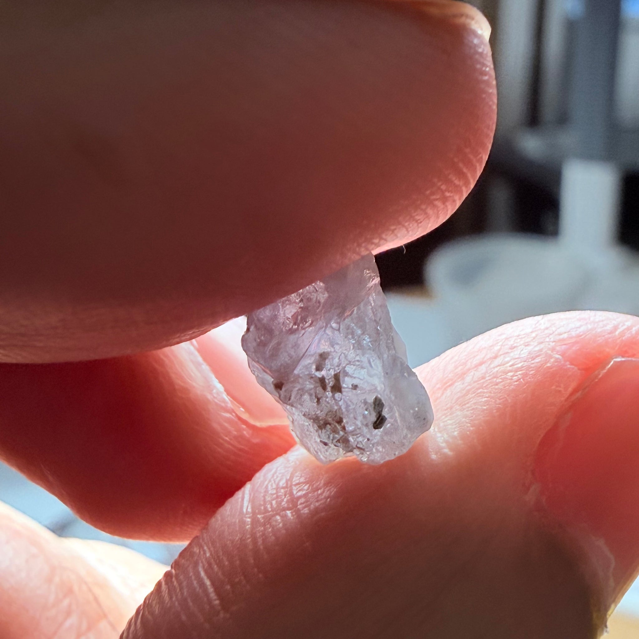 Alexandrite, 3.77ct, Manyara, Tanzania, Untreated Unheated. Tiny faceting portion inside