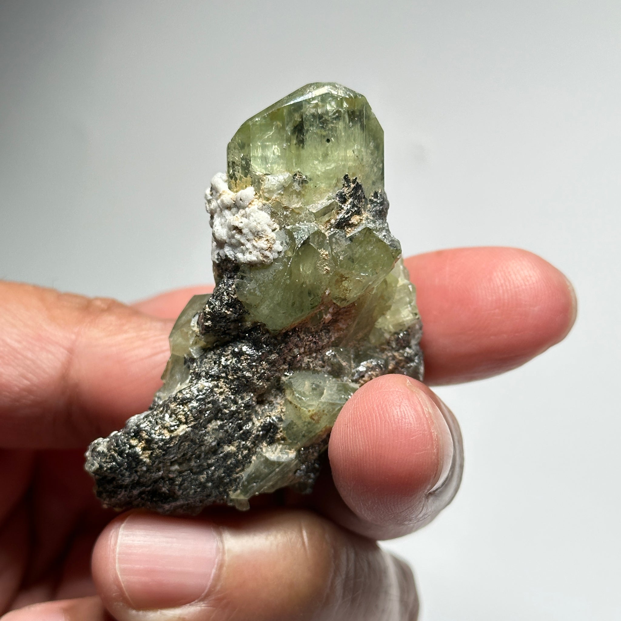 Diopside cluster on Matrix, 45.10gm / 335.50ct, Merelani, Tanzania, Untreated Unheated