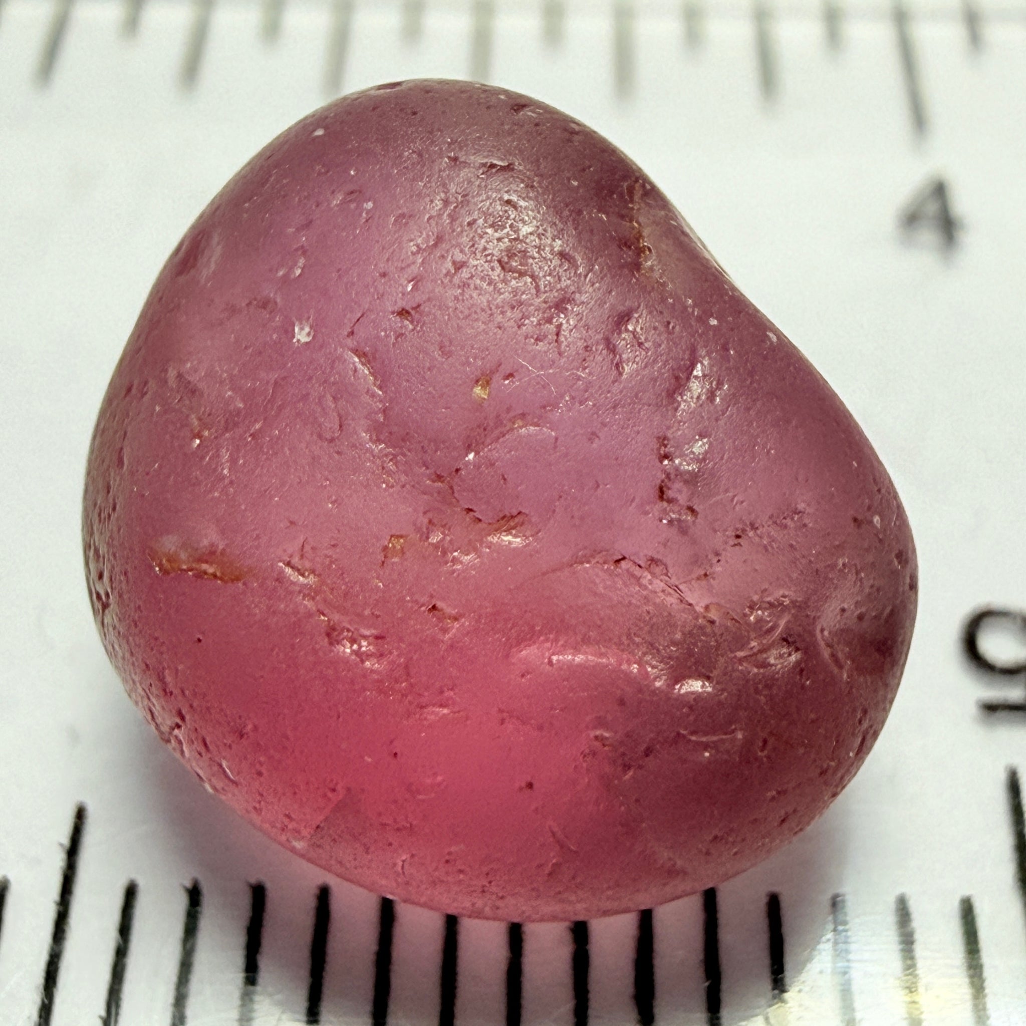 Mahenge Garnet, 12.08ct, Tanzania, heavy silk inside, see pictures, Untreated Unheated, slight inclusions