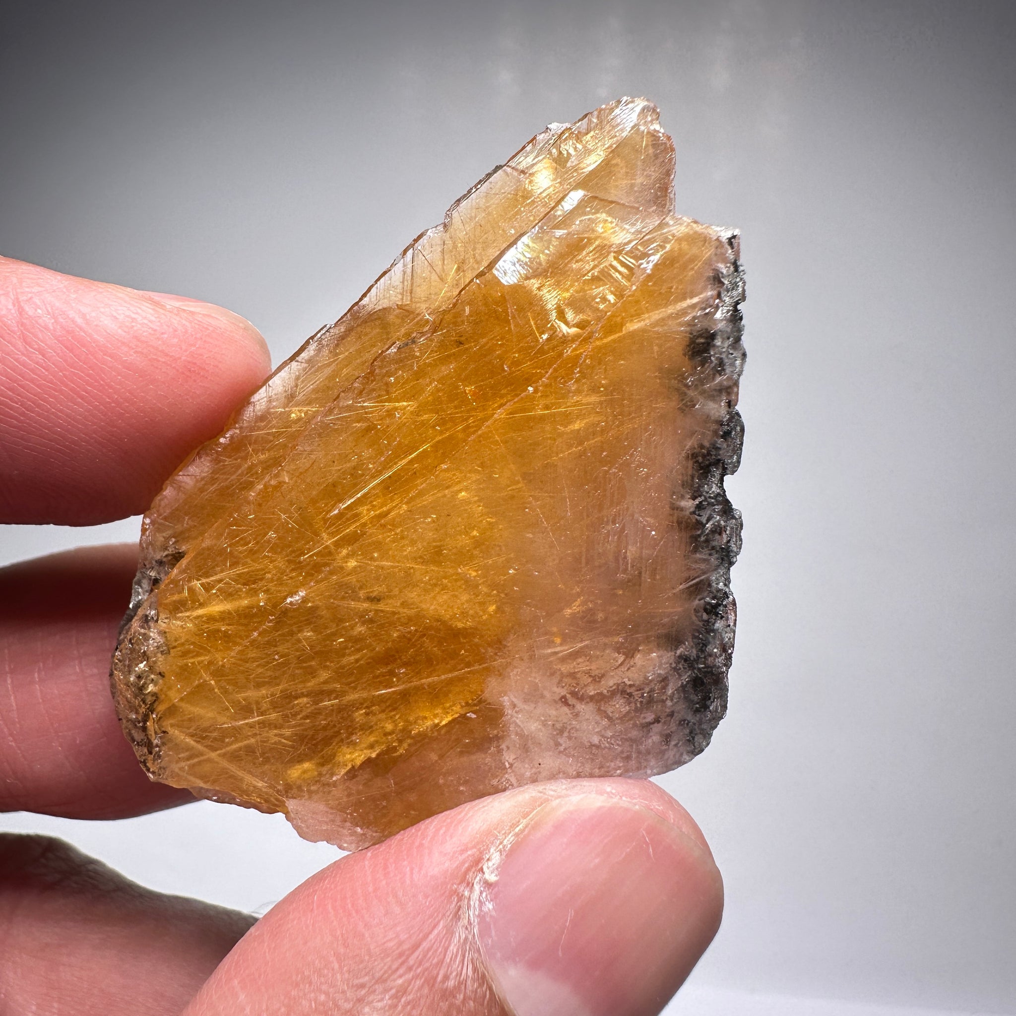 Magnesio Axinite, 22.70gm, Crystal, Merelani, Tanzania. 48.0 x 33.10 x 10.7mm, Untreated Unheated