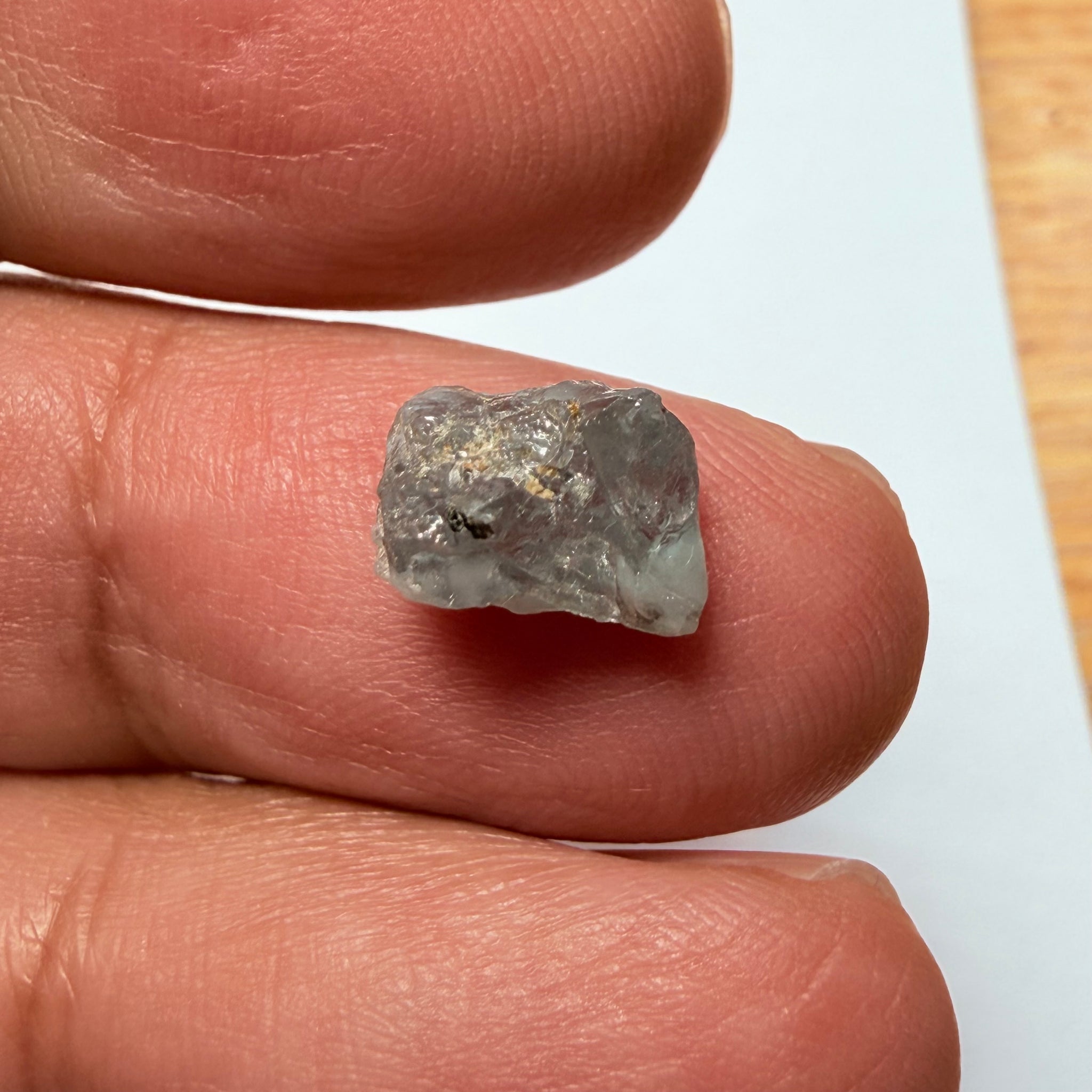 Alexandrite, 3.77ct, Manyara, Tanzania, Untreated Unheated. Tiny faceting portion inside