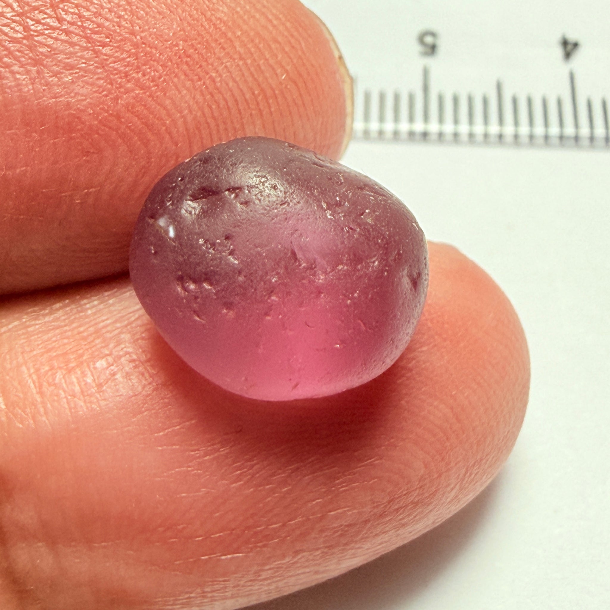 Mahenge Garnet, 12.08ct, Tanzania, heavy silk inside, see pictures, Untreated Unheated, slight inclusions