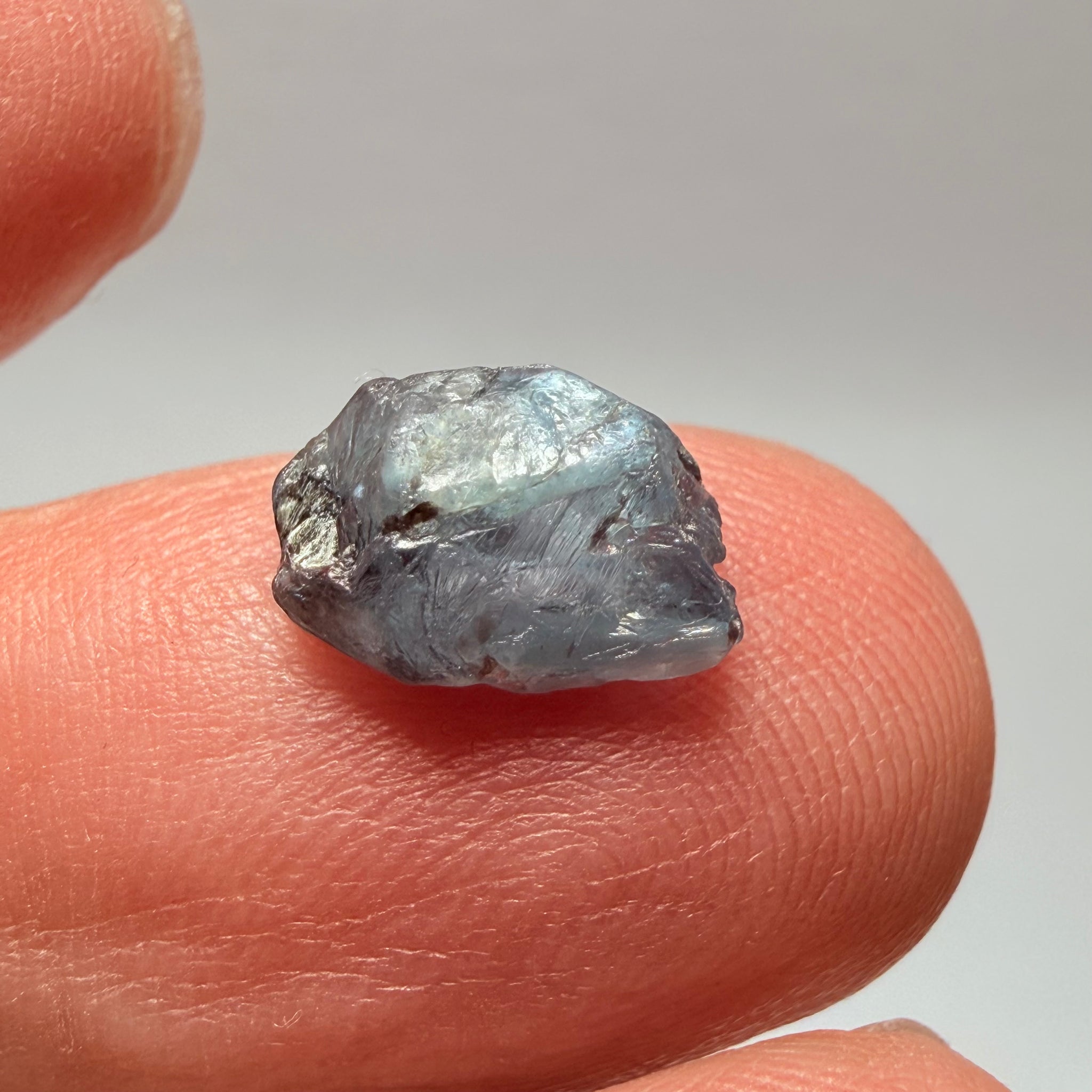 Alexandrite, 3.28ct, Manyara, Tanzania, Untreated Unheated. Good inner Facetable portion, slightly included, once the outer skin gunk is removed. See the videos