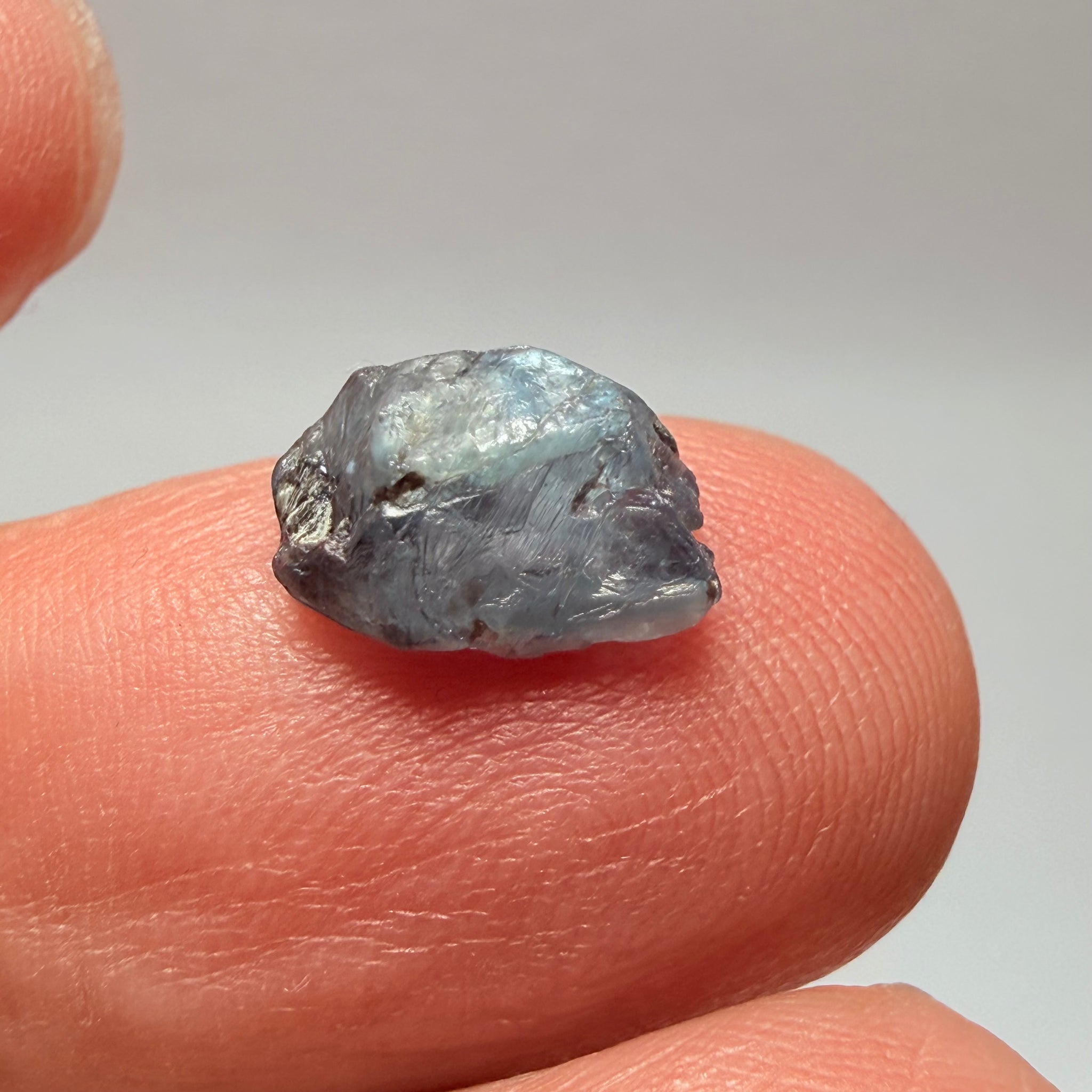 Alexandrite, 3.28ct, Manyara, Tanzania, Untreated Unheated. Good inner Facetable portion, slightly included, once the outer skin gunk is removed. See the videos