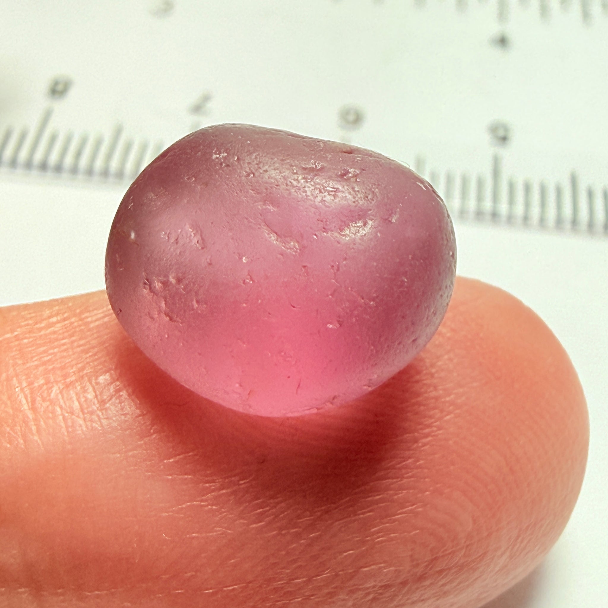 Mahenge Garnet, 12.08ct, Tanzania, heavy silk inside, see pictures, Untreated Unheated, slight inclusions