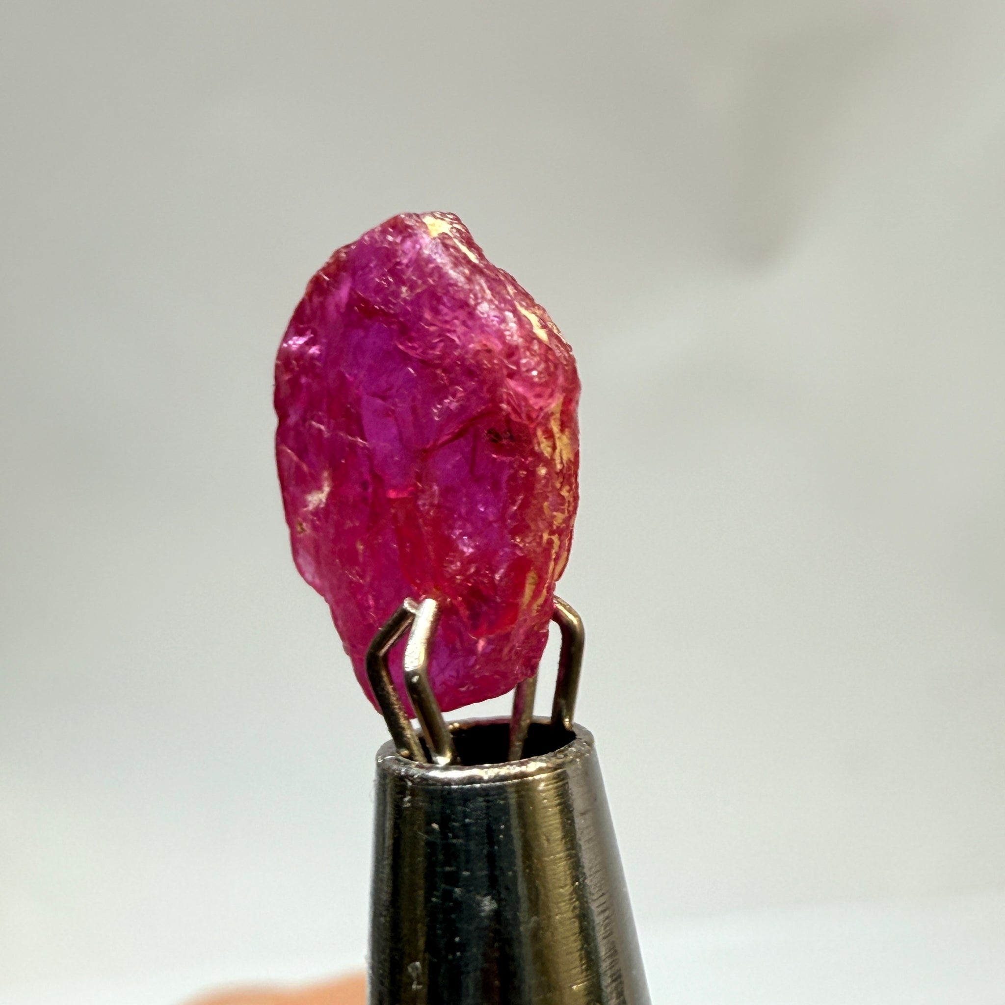 Ruby Crystal, 2.52ct, very thin, Tanzania, Untreated Unheated, not for faceting, excellent to set into jewellery as is
