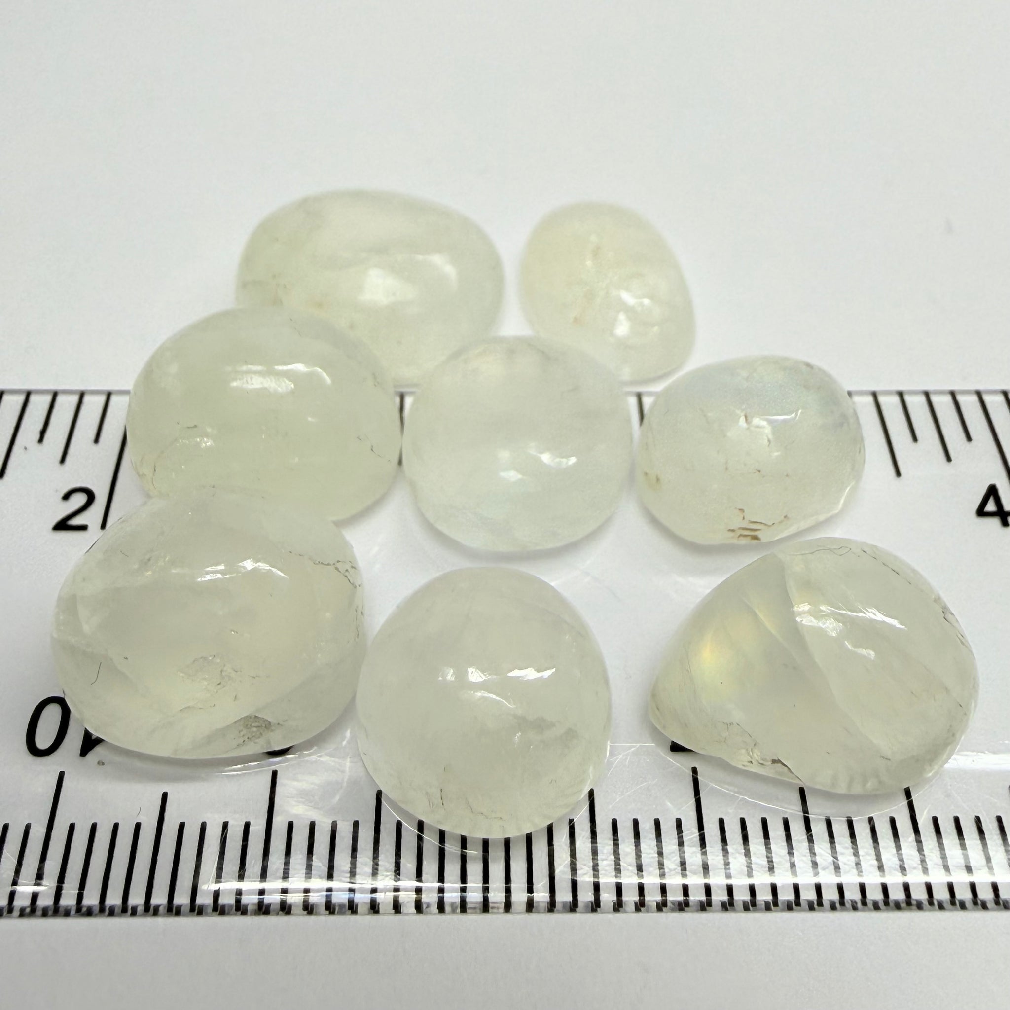 Blue Sheen Moonstone Cabochon Lot, 84.26ct, Tanzania, Untreated Unheated, slight to no sheen