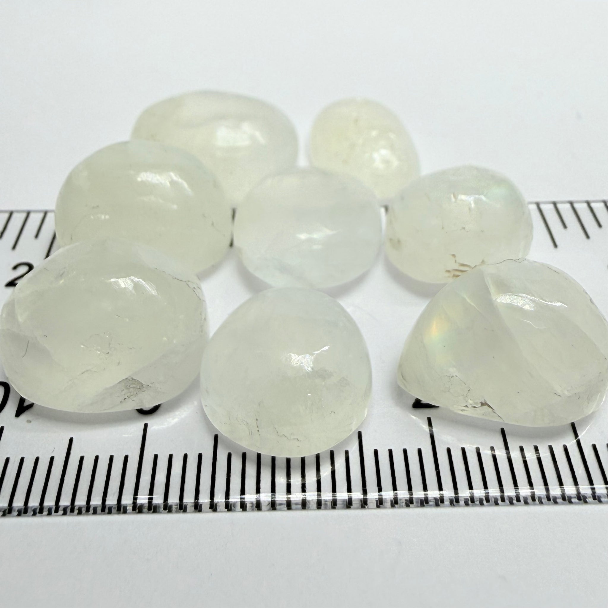 Blue Sheen Moonstone Cabochon Lot, 84.26ct, Tanzania, Untreated Unheated, slight to no sheen