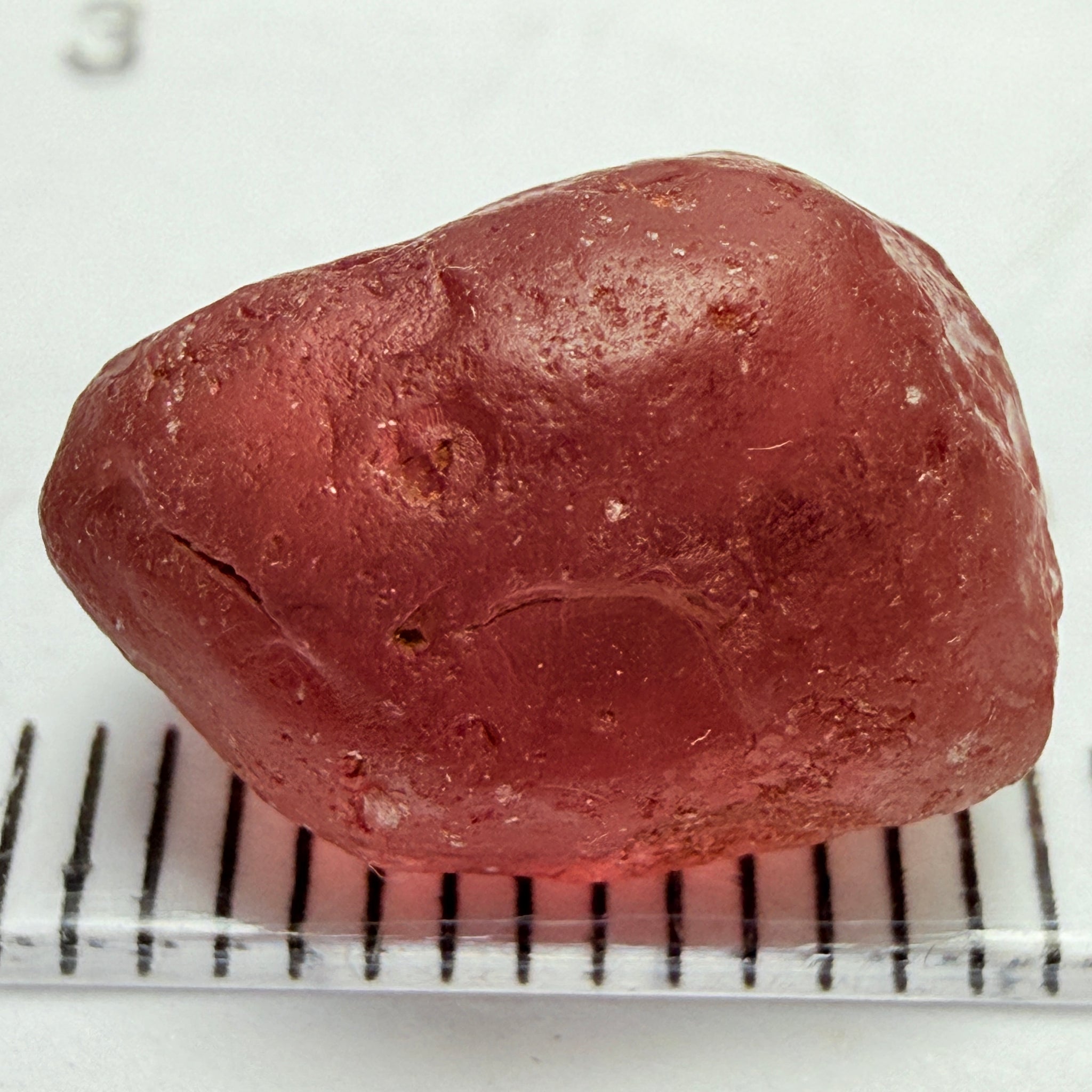 Malaya Garnet, 9.07ct, Tanzania. Silky, Untreated Unheated