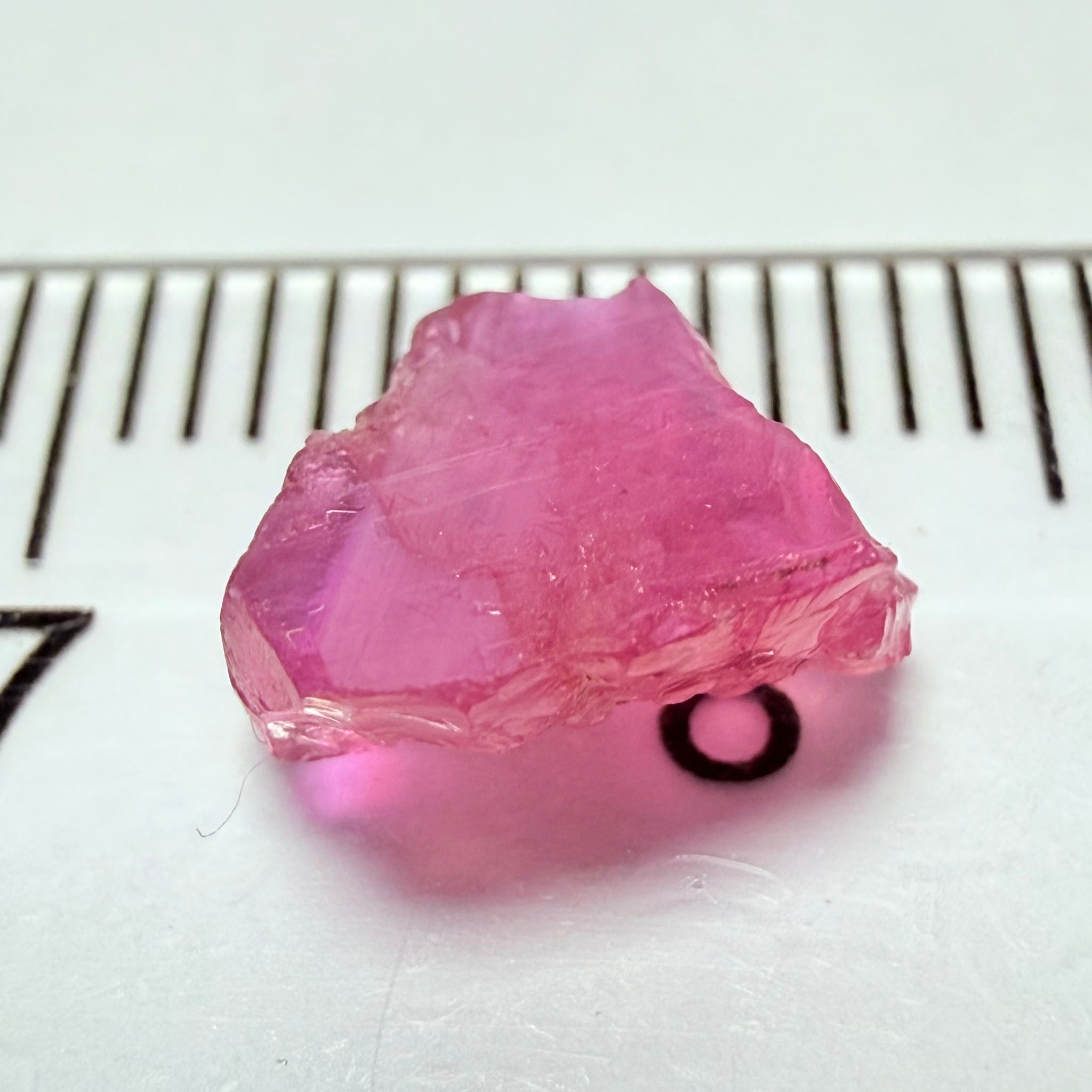 Winza Sapphire Crystal, 2.21ct, Winza, Tanzania, Untreated Unheated, crystalized on both sides