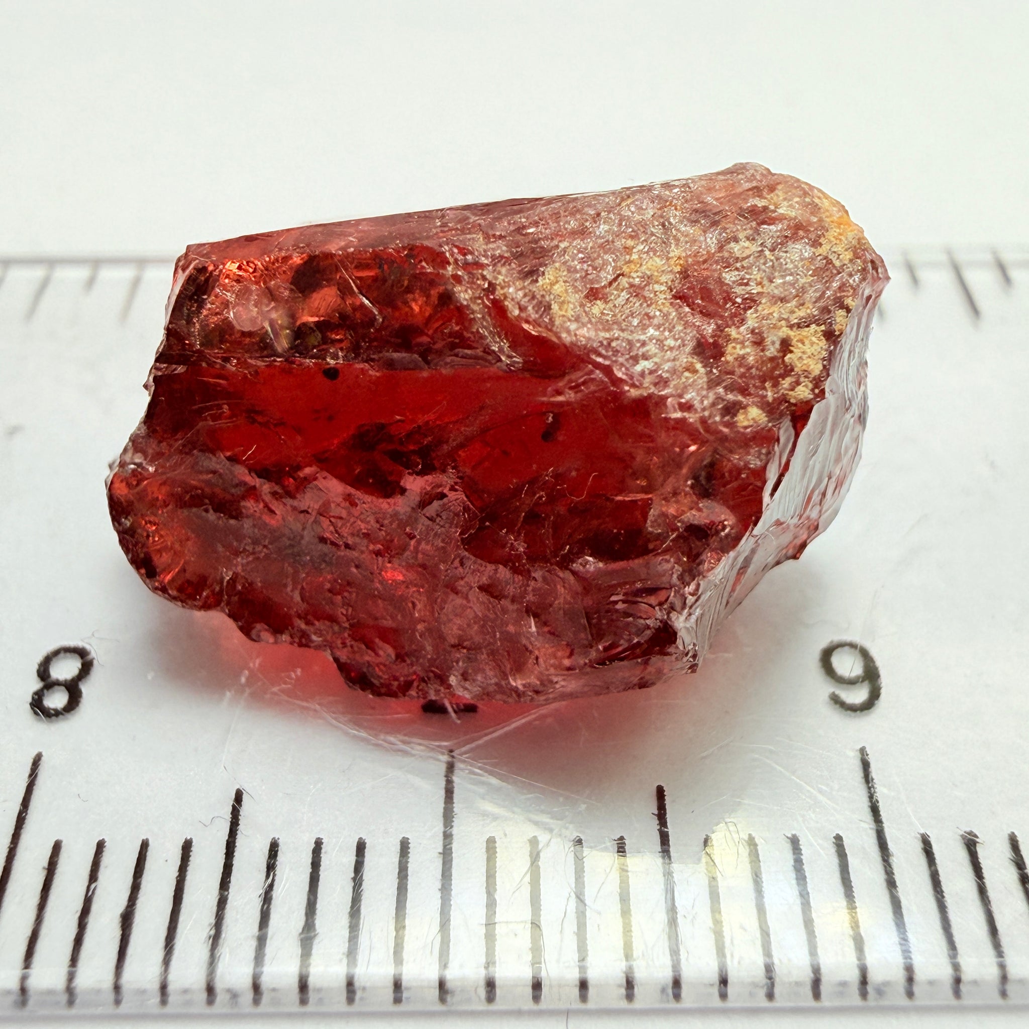 Umba Garnet, 24.09ct, Umba Valley, Tanzania, Untreated Unheated, slightly spotty