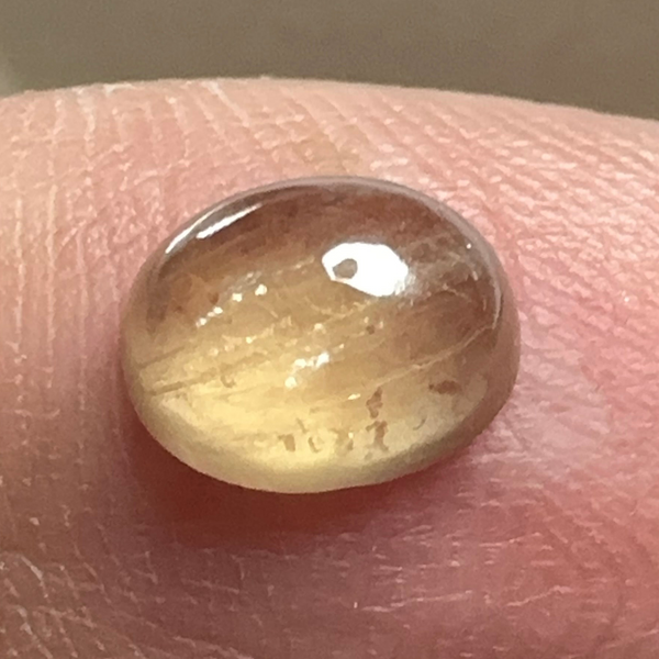 Sapphire Cabochon, 1.51ct, Umba Valley, Tanzania. Untreated Unheated