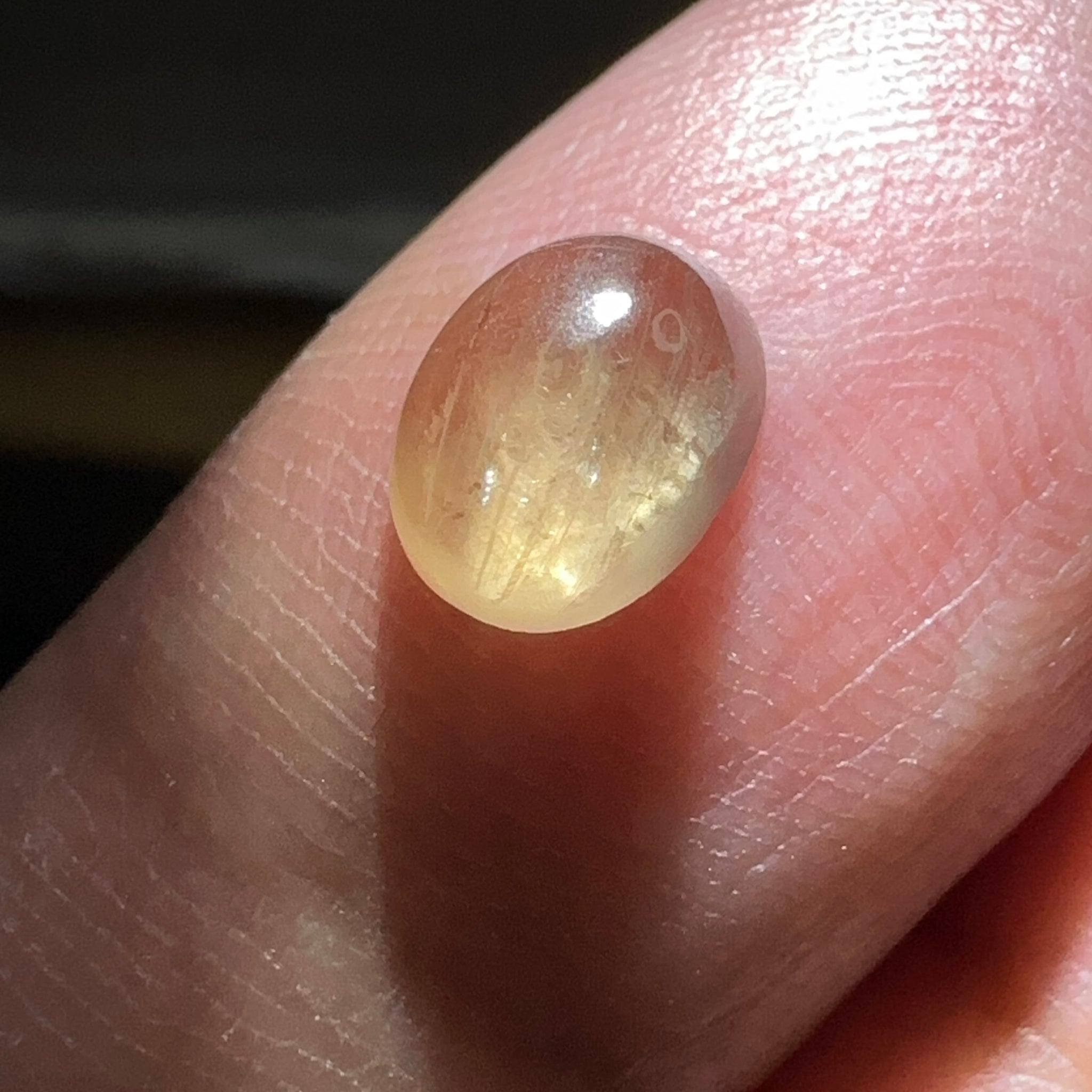 Sapphire Cabochon, 1.51ct, Umba Valley, Tanzania. Untreated Unheated