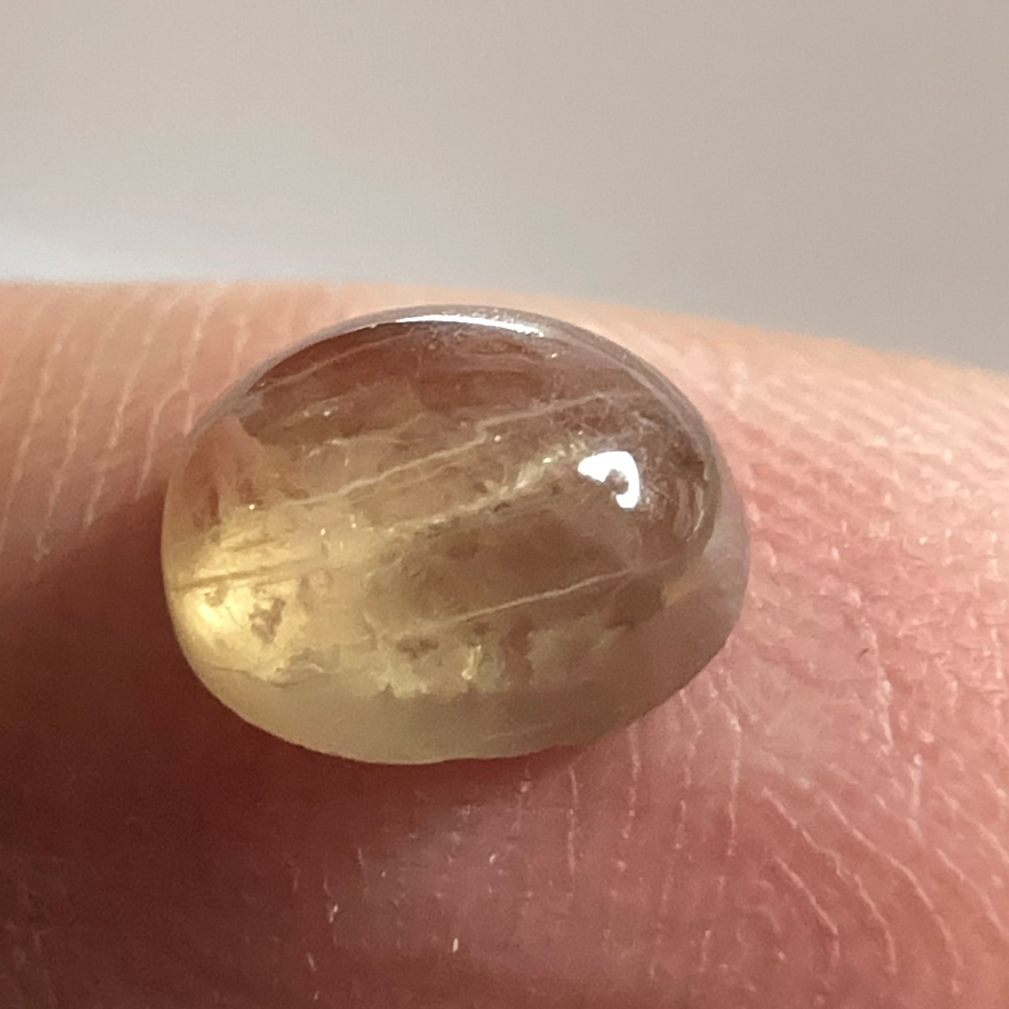 Sapphire Cabochon, 1.51ct, Umba Valley, Tanzania. Untreated Unheated