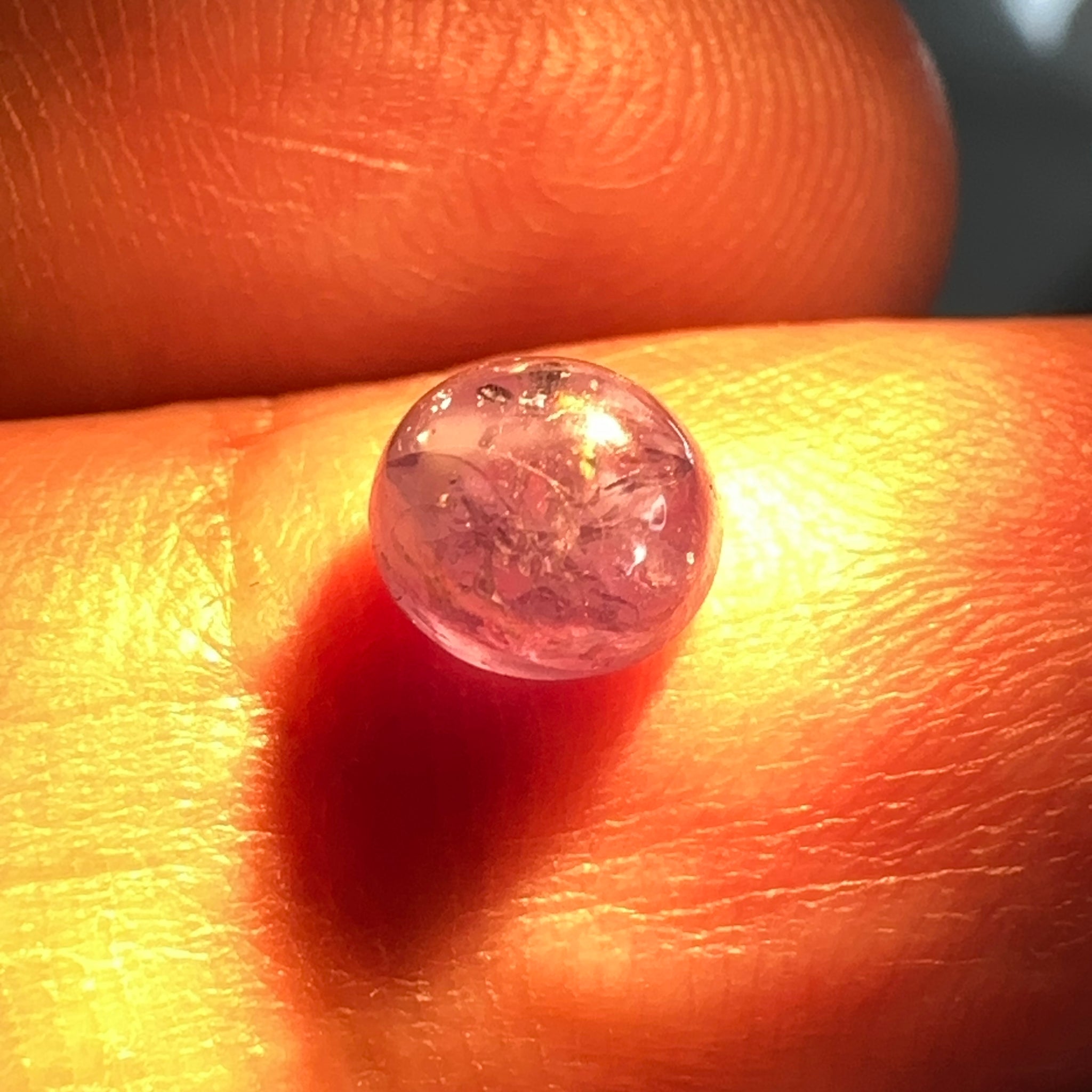 Alexandrite cabochon, 1.28ct, Tanzania, Untreated Unheated