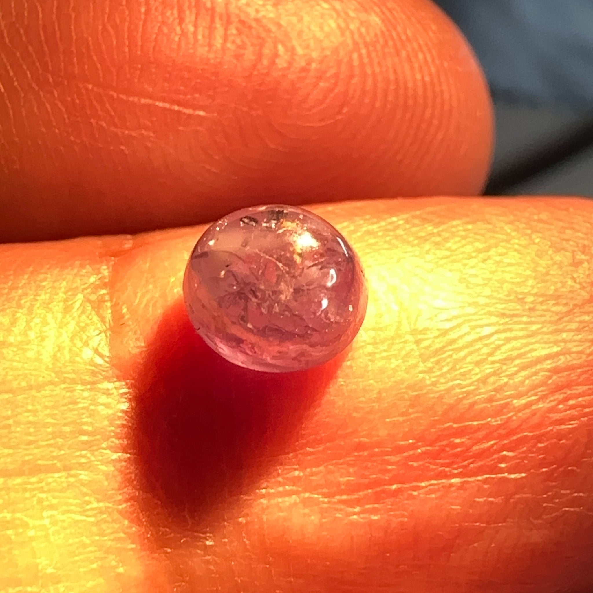 Alexandrite cabochon, 1.28ct, Tanzania, Untreated Unheated