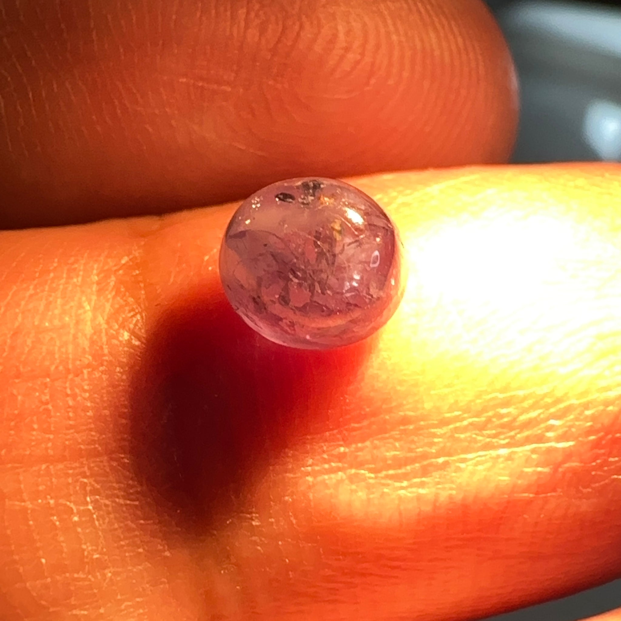 Alexandrite cabochon, 1.28ct, Tanzania, Untreated Unheated