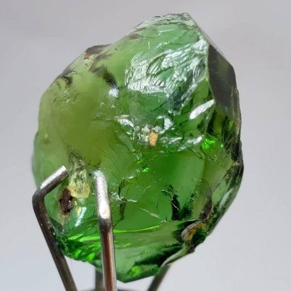 Chrome Tourmaline, 3.56ct, Laletema mts, Tanzania, Untreated Unheated, too thin to facet, excellent to set into jewellery as is.