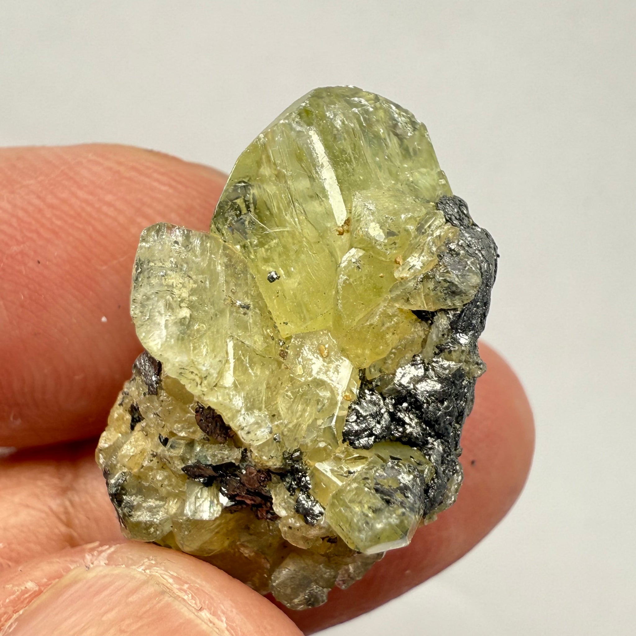 Diopside Crystal, 34.87ct Tanzania, Untreated Unheated