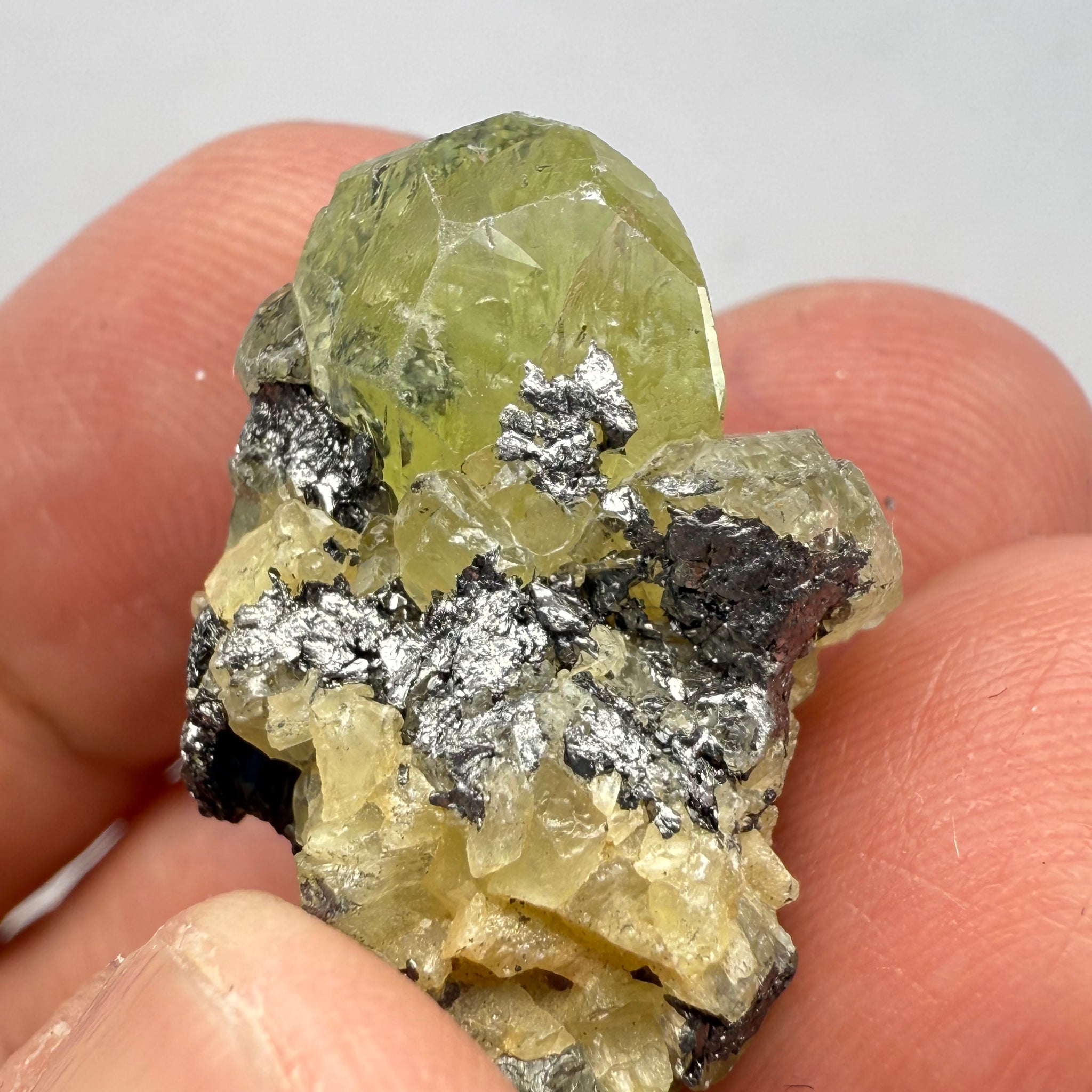 Diopside Crystal, 34.87ct Tanzania, Untreated Unheated