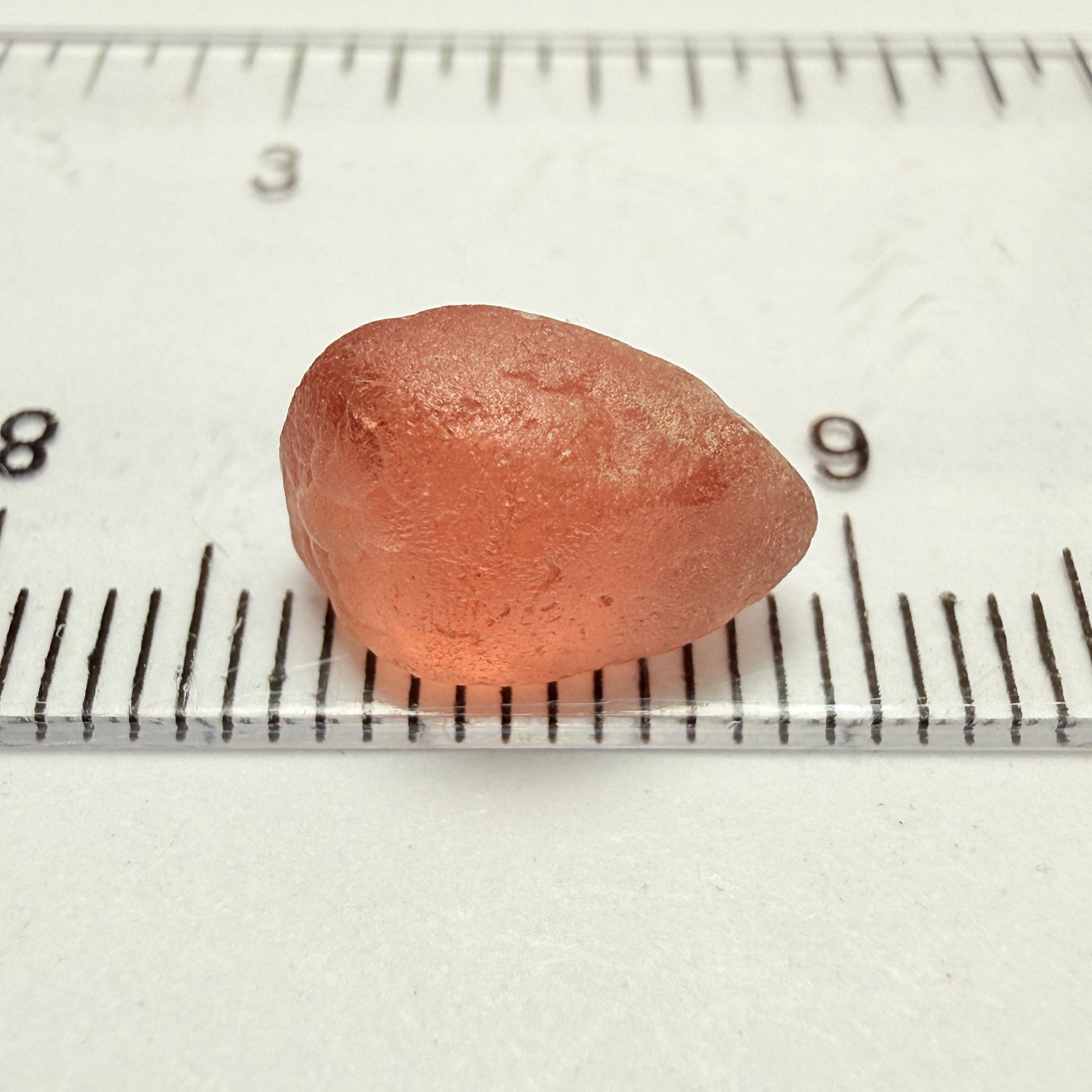 Malaya Garnet, 5.48ct, Tanzania, Untreated Unheated, needled