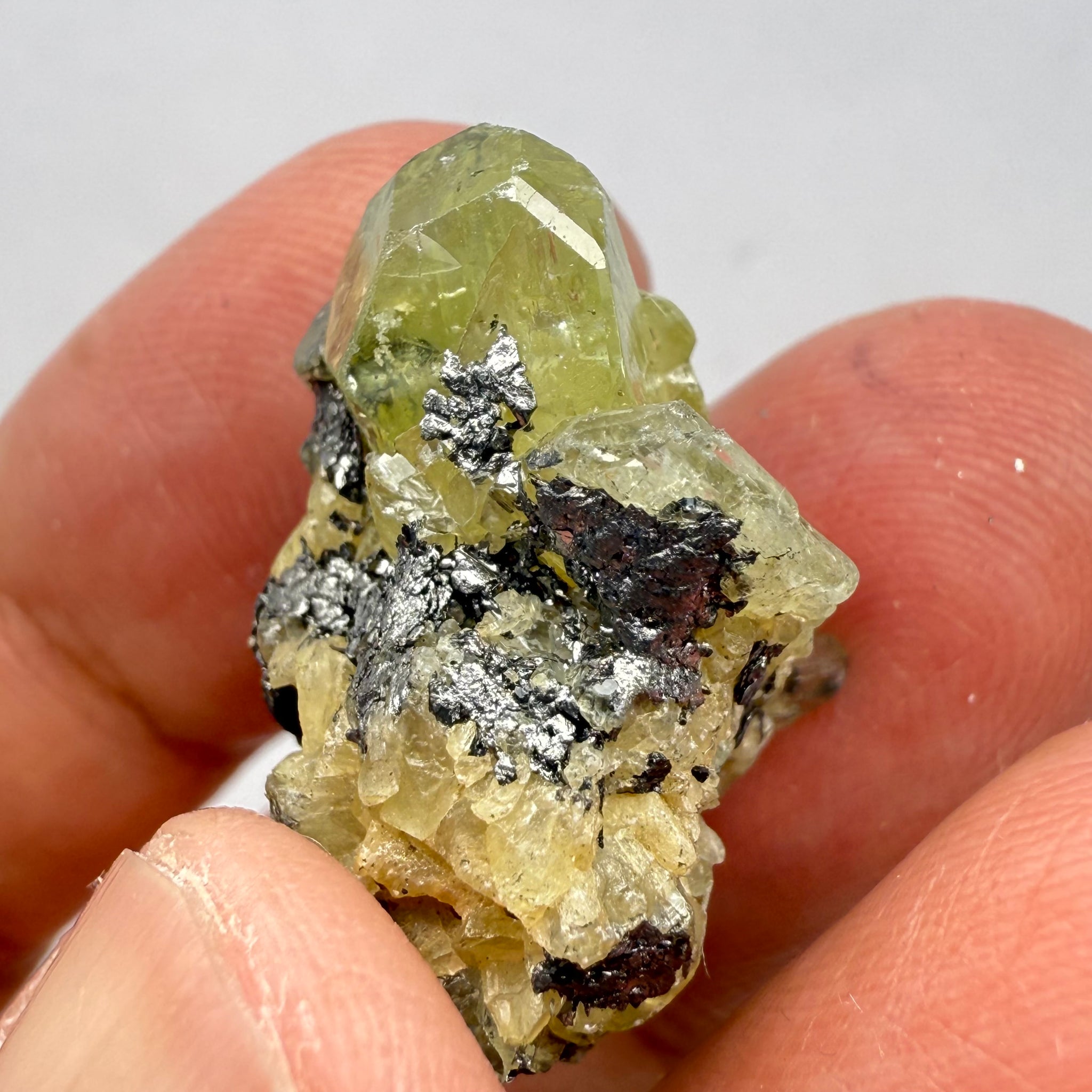 Diopside Crystal, 34.87ct Tanzania, Untreated Unheated