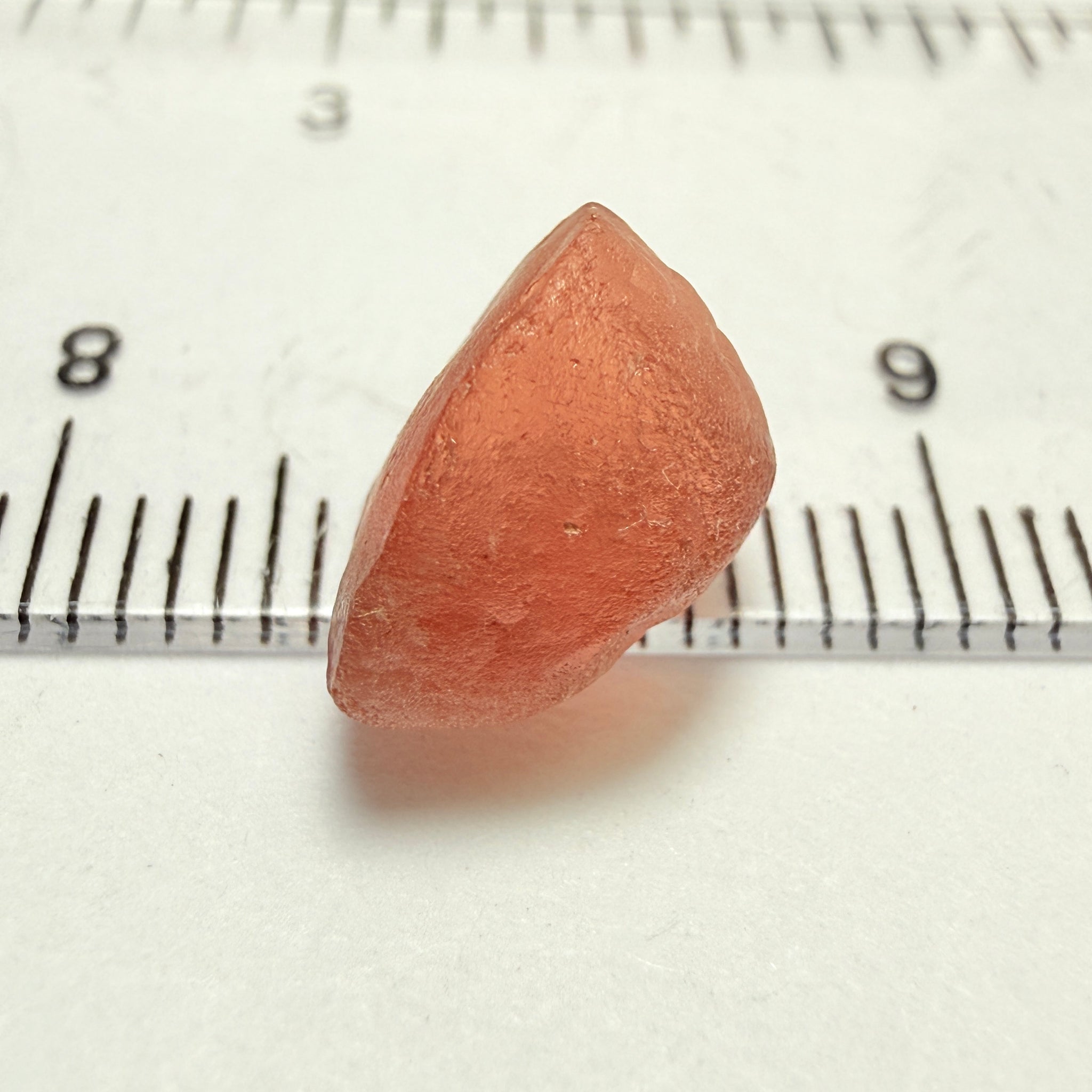 Malaya Garnet, 5.48ct, Tanzania, Untreated Unheated, needled