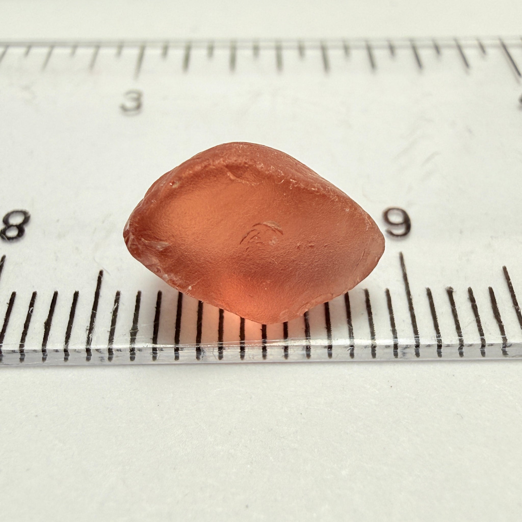 Malaya Garnet, 5.48ct, Tanzania, Untreated Unheated, needled