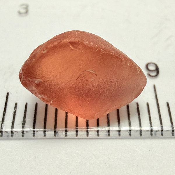 Malaya Garnet, 5.48ct, Tanzania, Untreated Unheated, needled