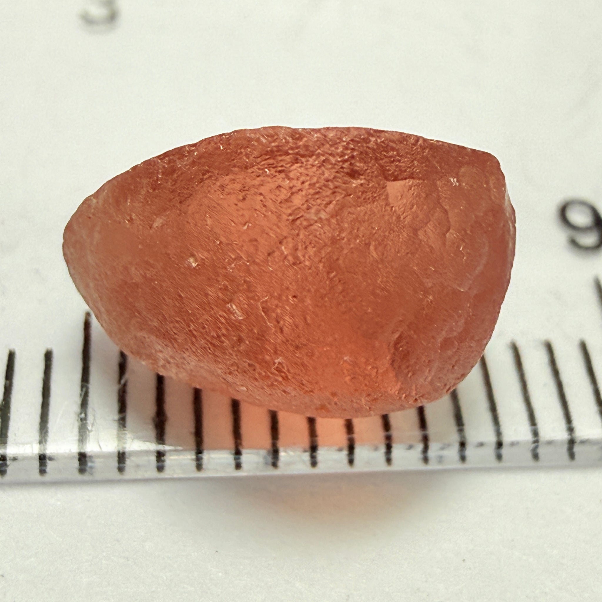 Malaya Garnet, 5.48ct, Tanzania, Untreated Unheated, needled