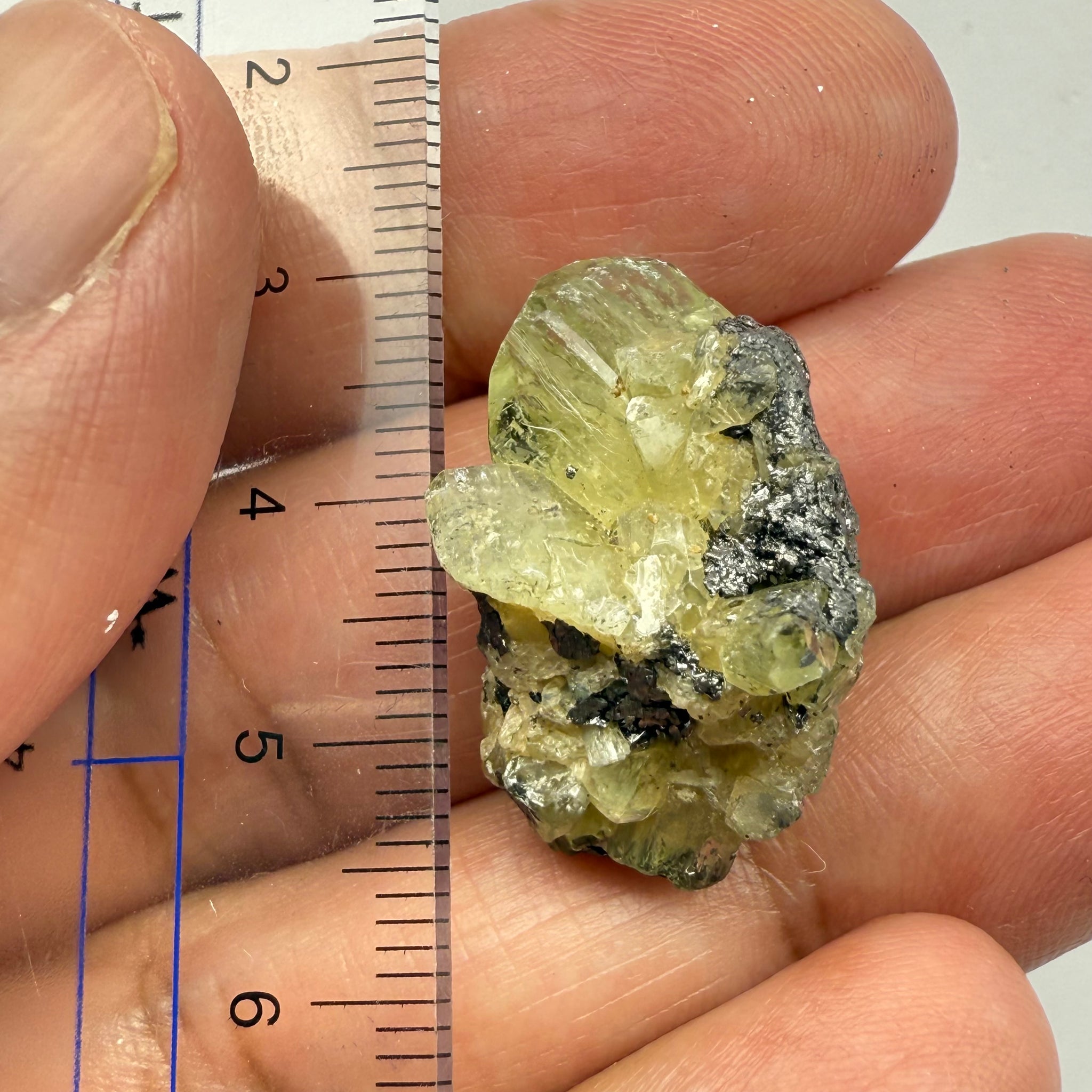 Diopside Crystal, 34.87ct Tanzania, Untreated Unheated