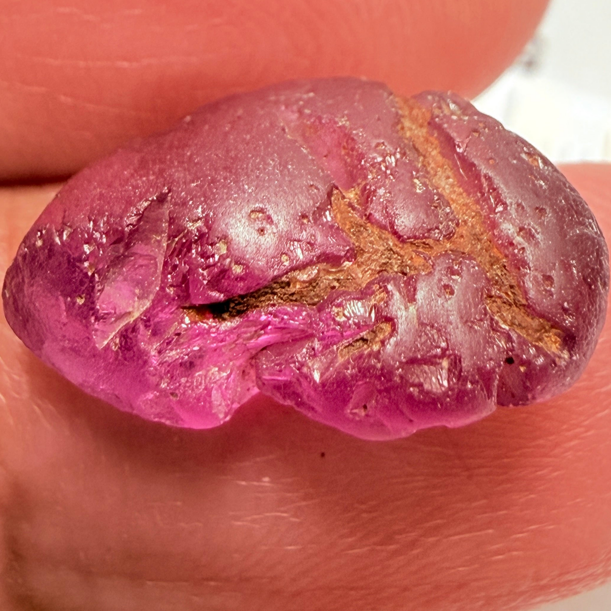Tanga Garnet, 10.41ct, Tanzania, Untreated Unheated, flat, slightly included, great for setting in jewellery as is